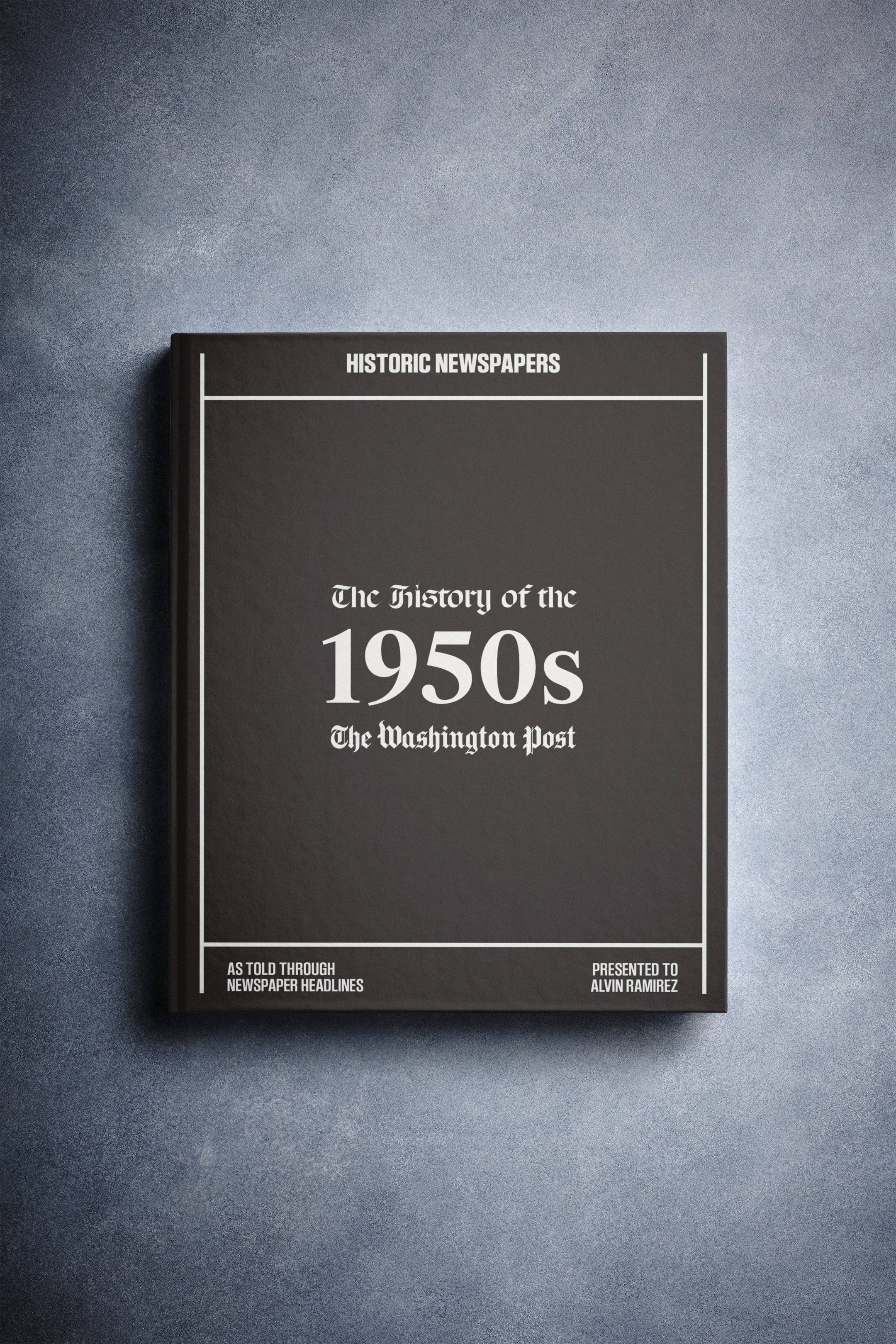 The History of 1950s Washington Post Edition Book