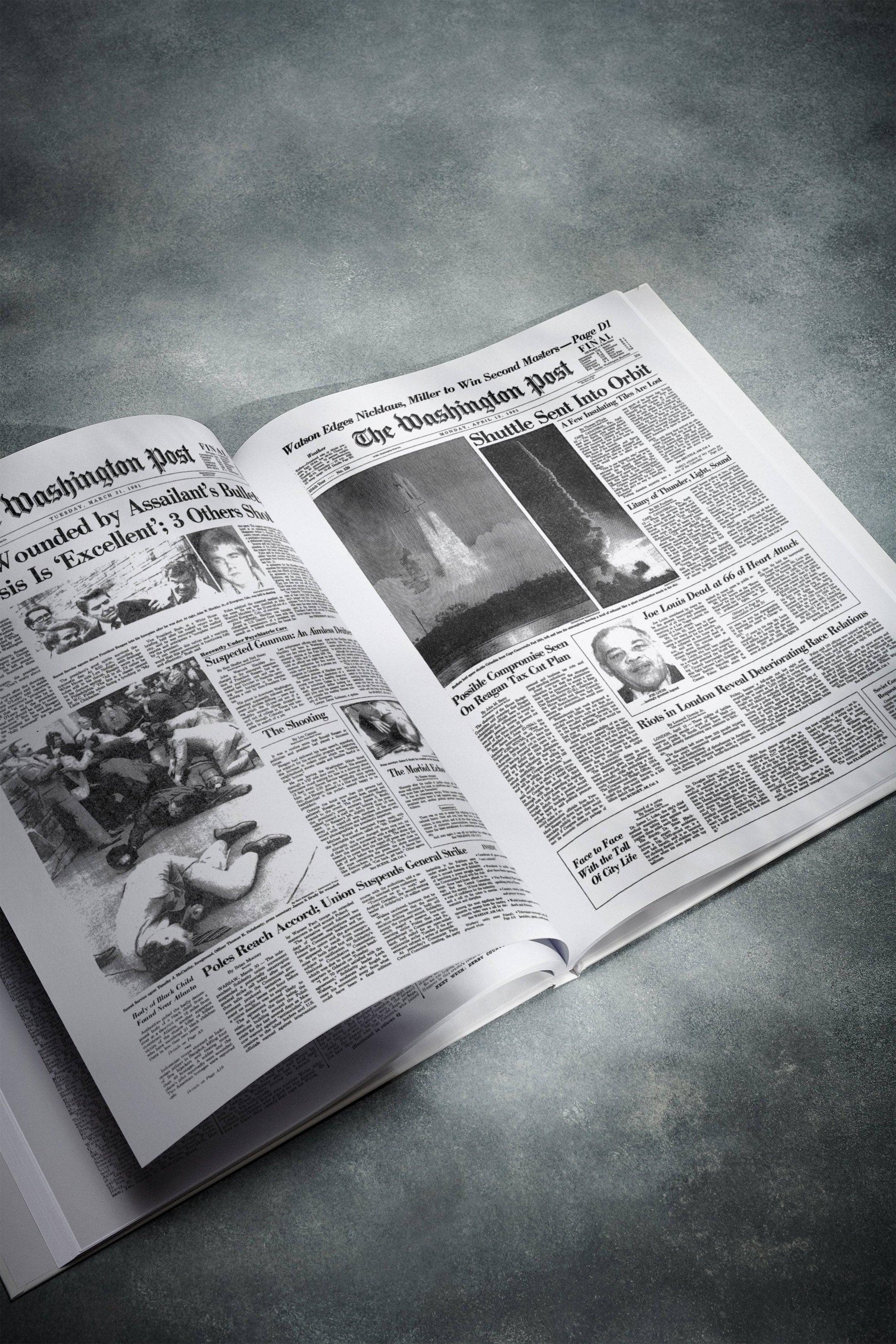 The History of 1980s Washington Post Edition Book