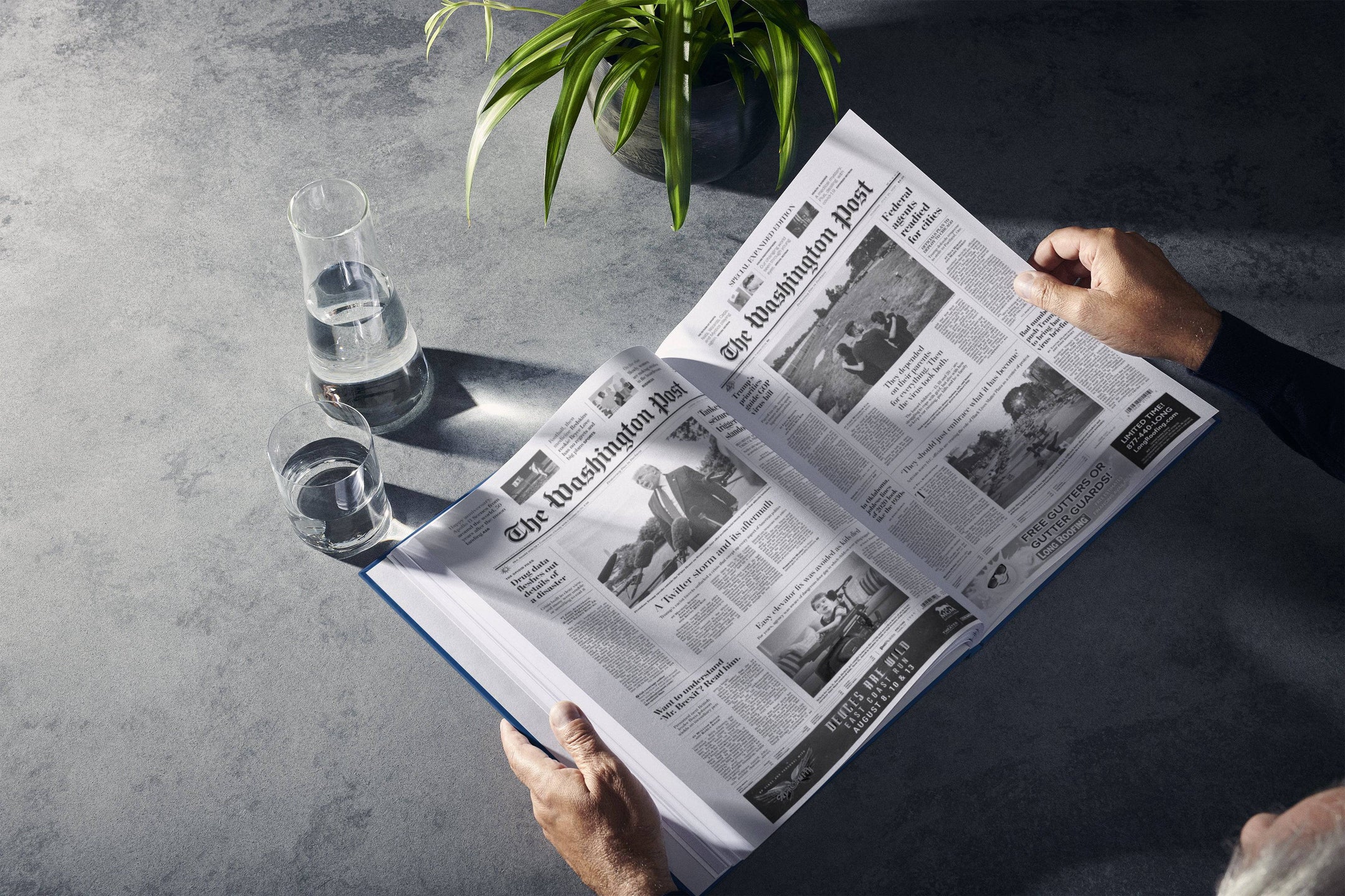 Libro de periódico del 50.º aniversario (edición del Washington Post)