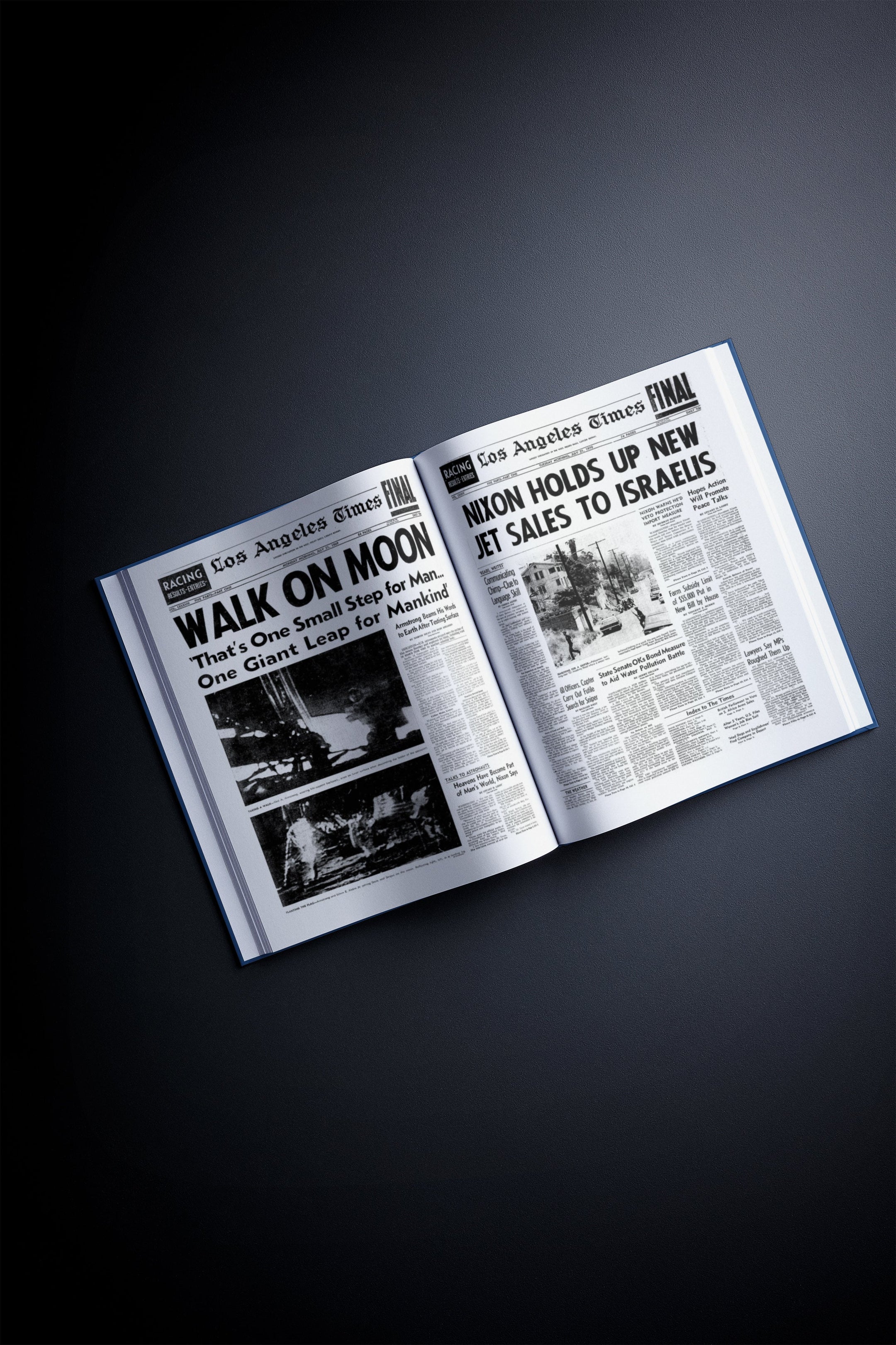 60th Milestone Birthday Newspaper Book Los Angeles Times Edition - Historic Newspapers