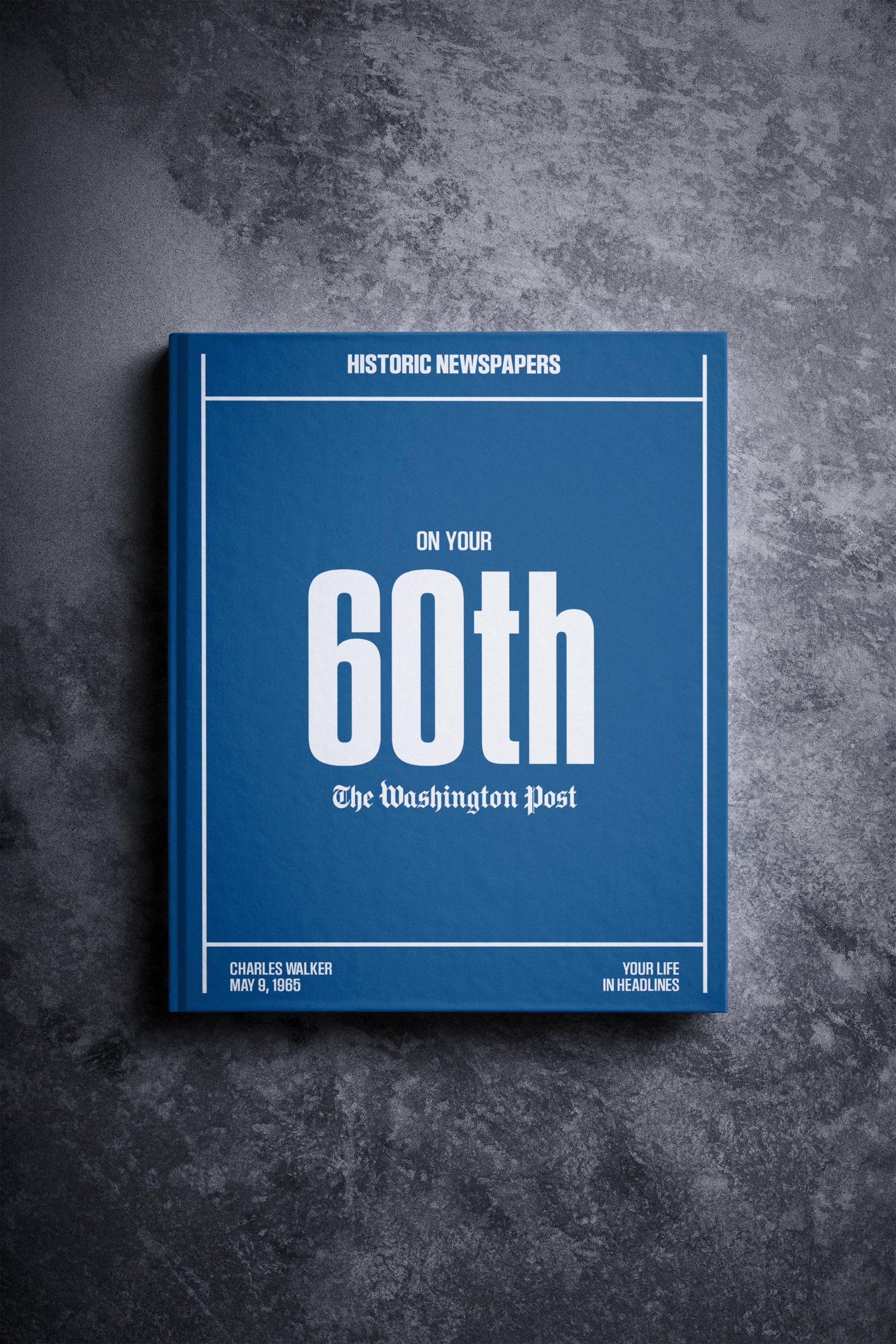 Libro de periódico del 60.º aniversario (edición del Washington Post)