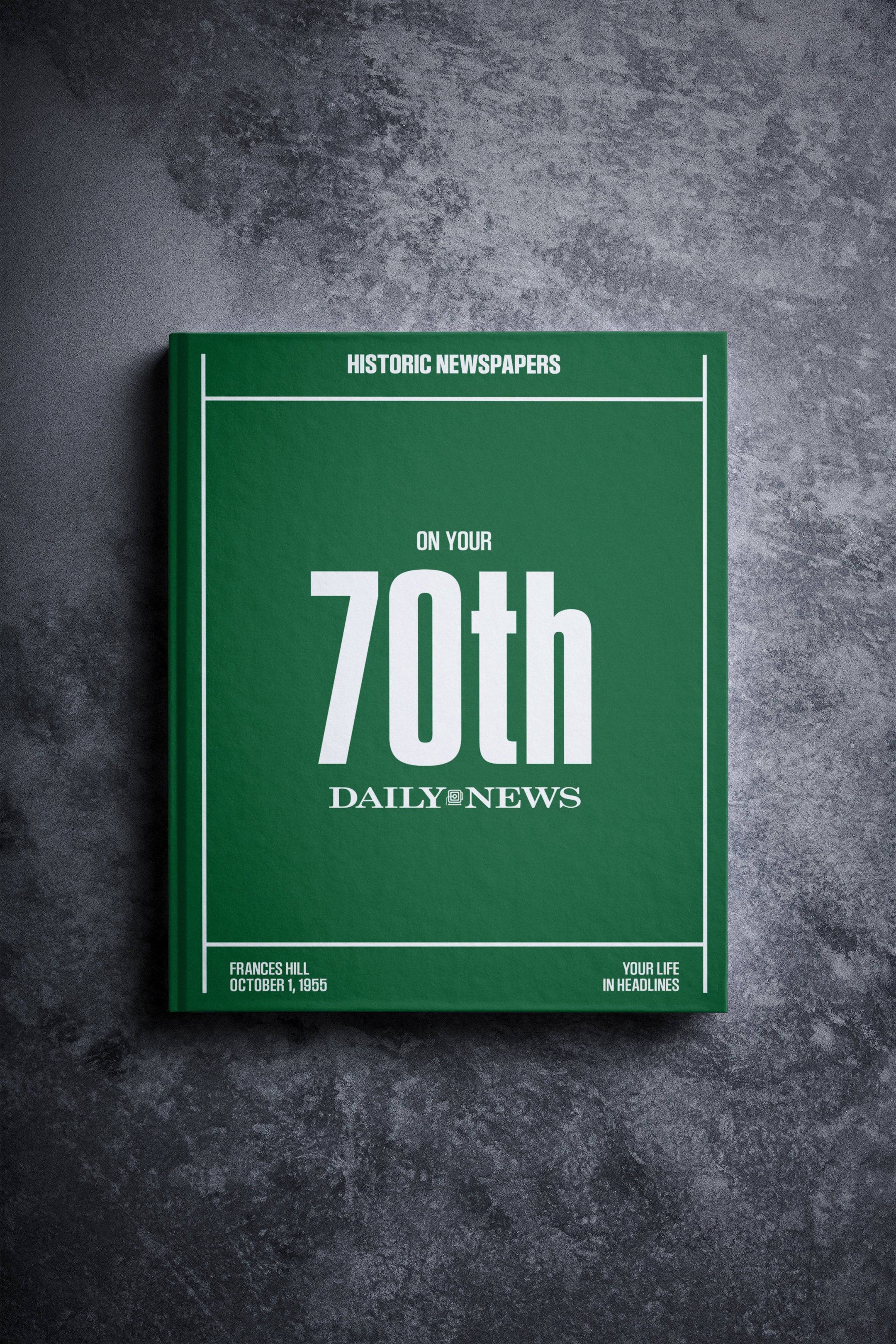 Libro de periódicos del 70.º aniversario del New York Daily News Edition