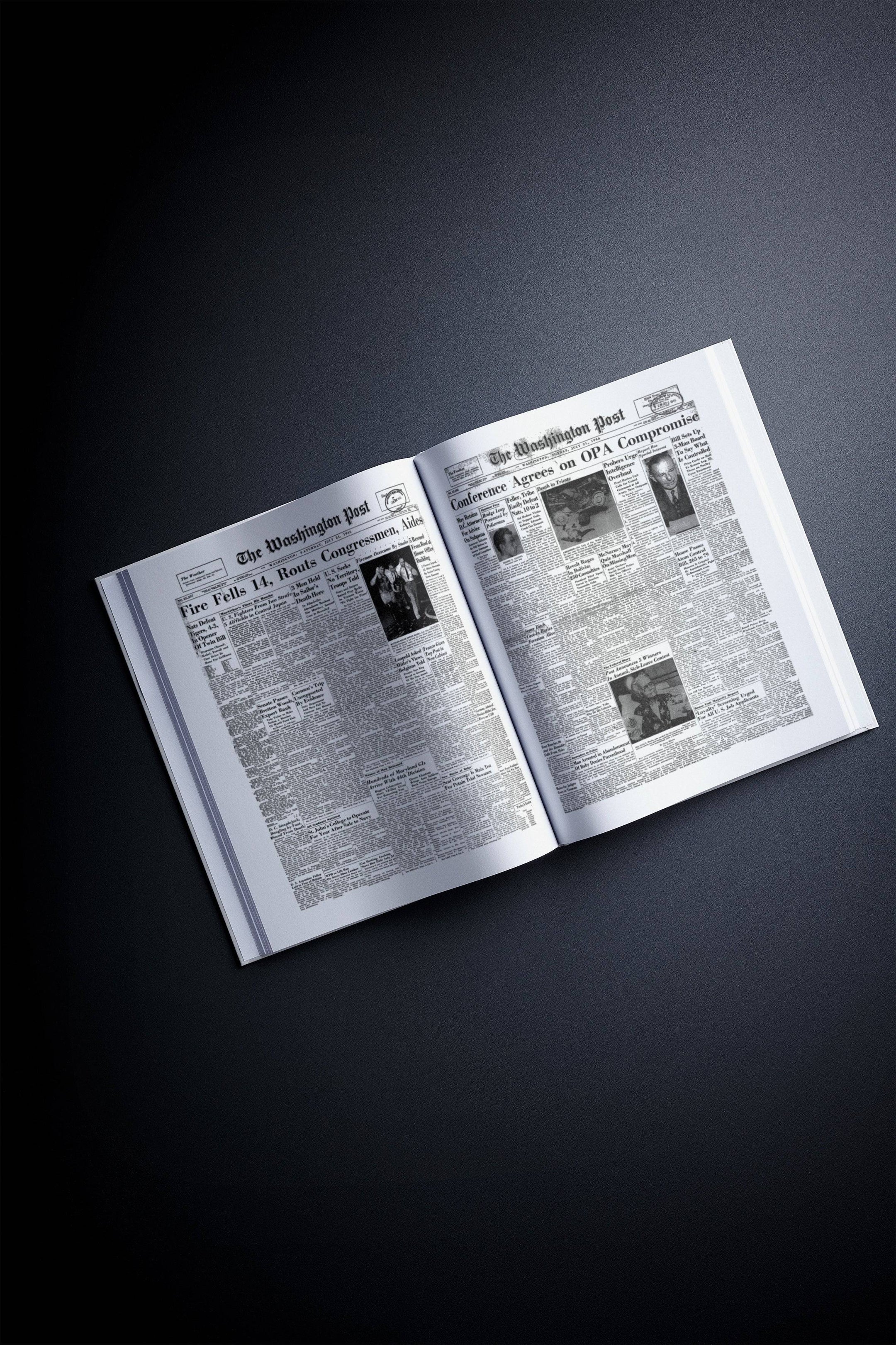 Libro de periódico conmemorativo del 80.º aniversario (edición del Washington Post)