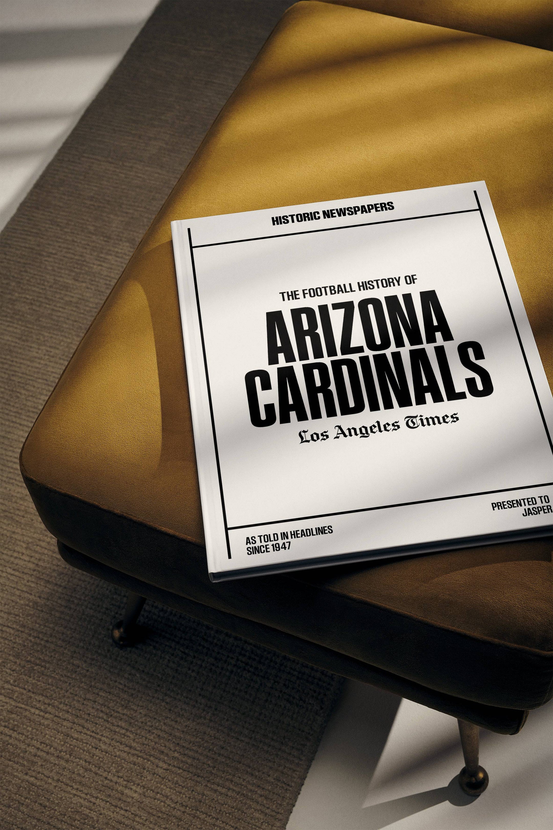 The US Football History of Arizona Cardinals Los Angeles Times Edition Book - Historic Newspapers