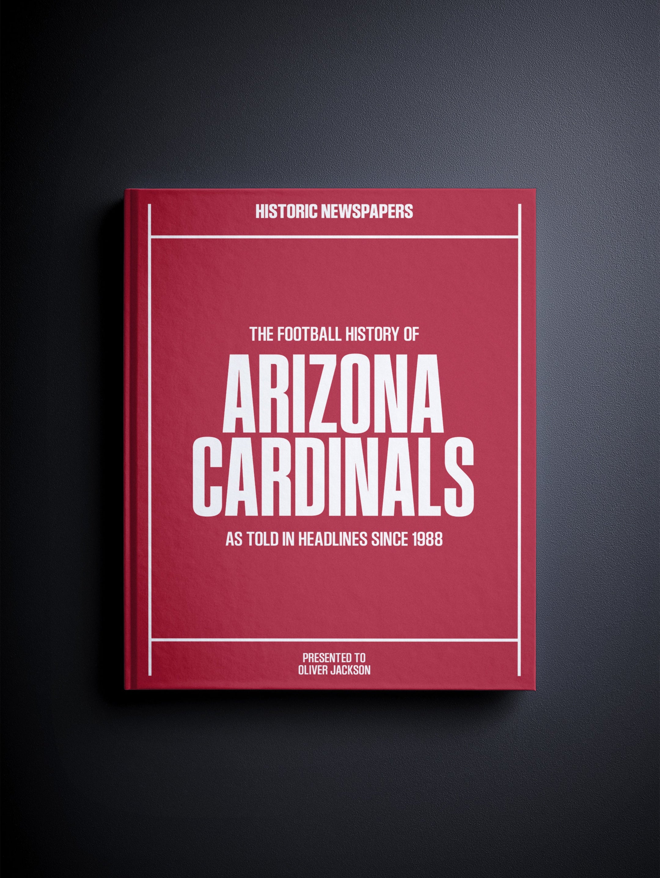 El libro sobre la historia del fútbol americano de los Arizona Cardinals