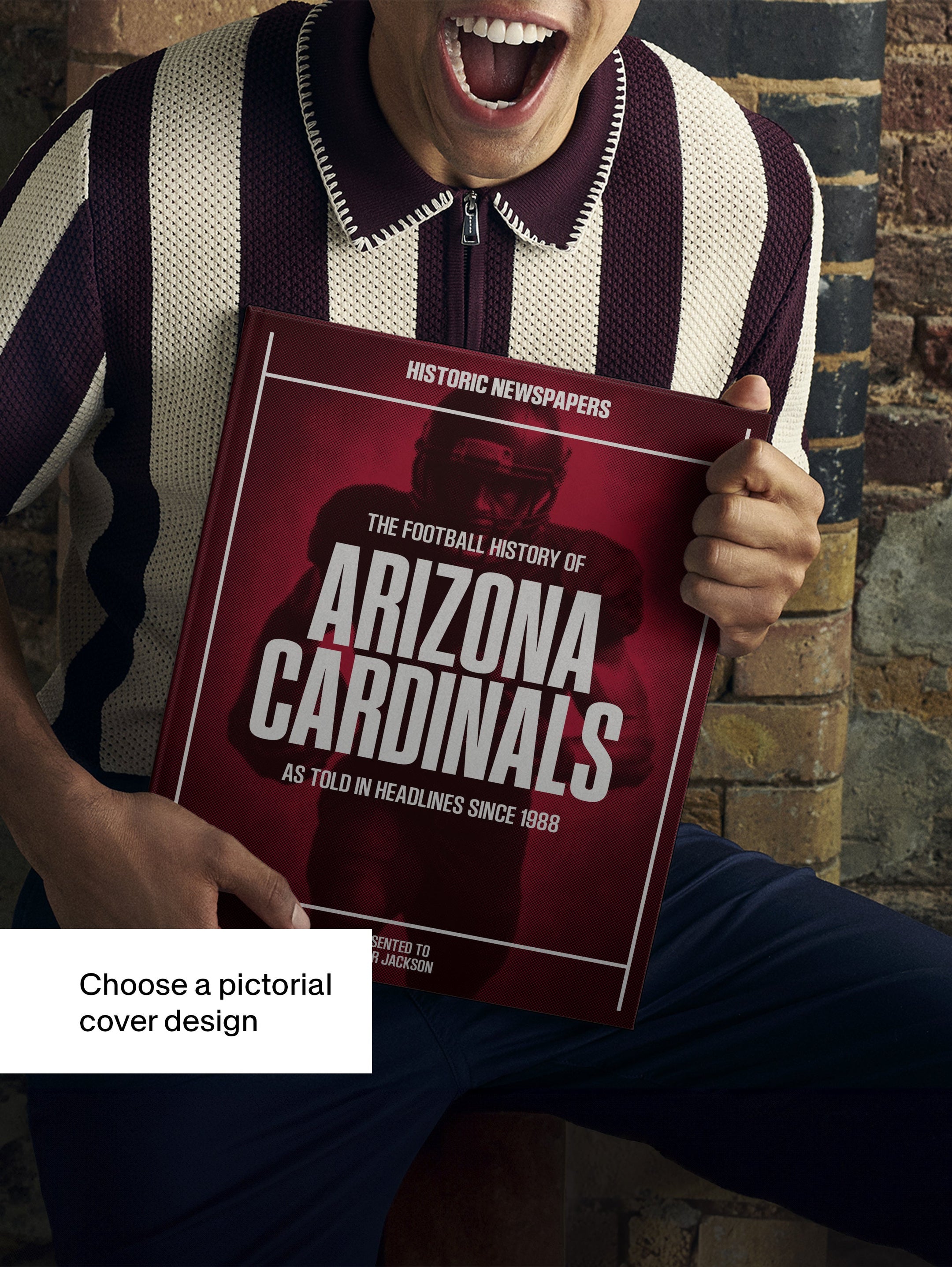 The US Football History of Arizona Cardinals Book - Historic Newspapers