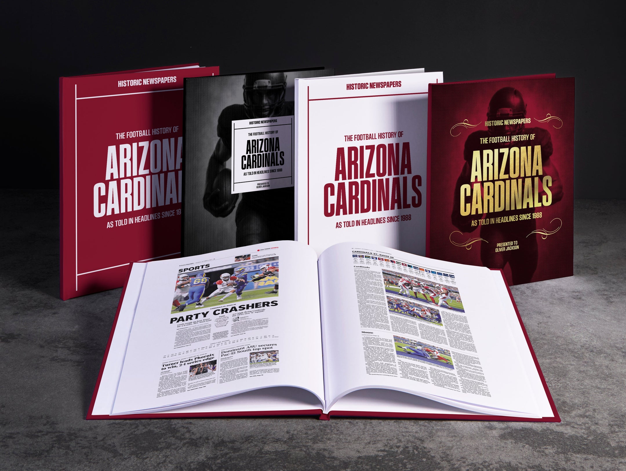 El libro sobre la historia del fútbol americano de los Arizona Cardinals
