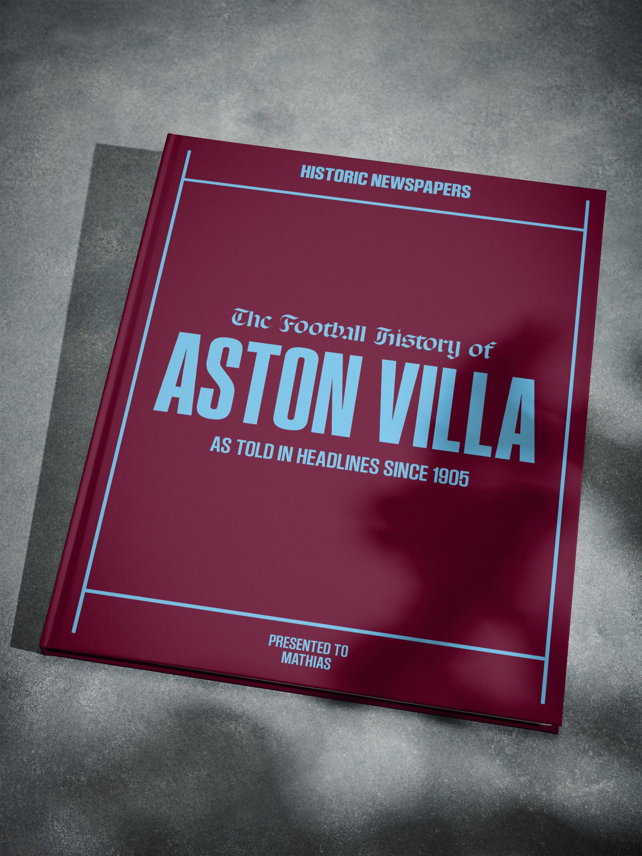 The Football History of Aston Villa Book