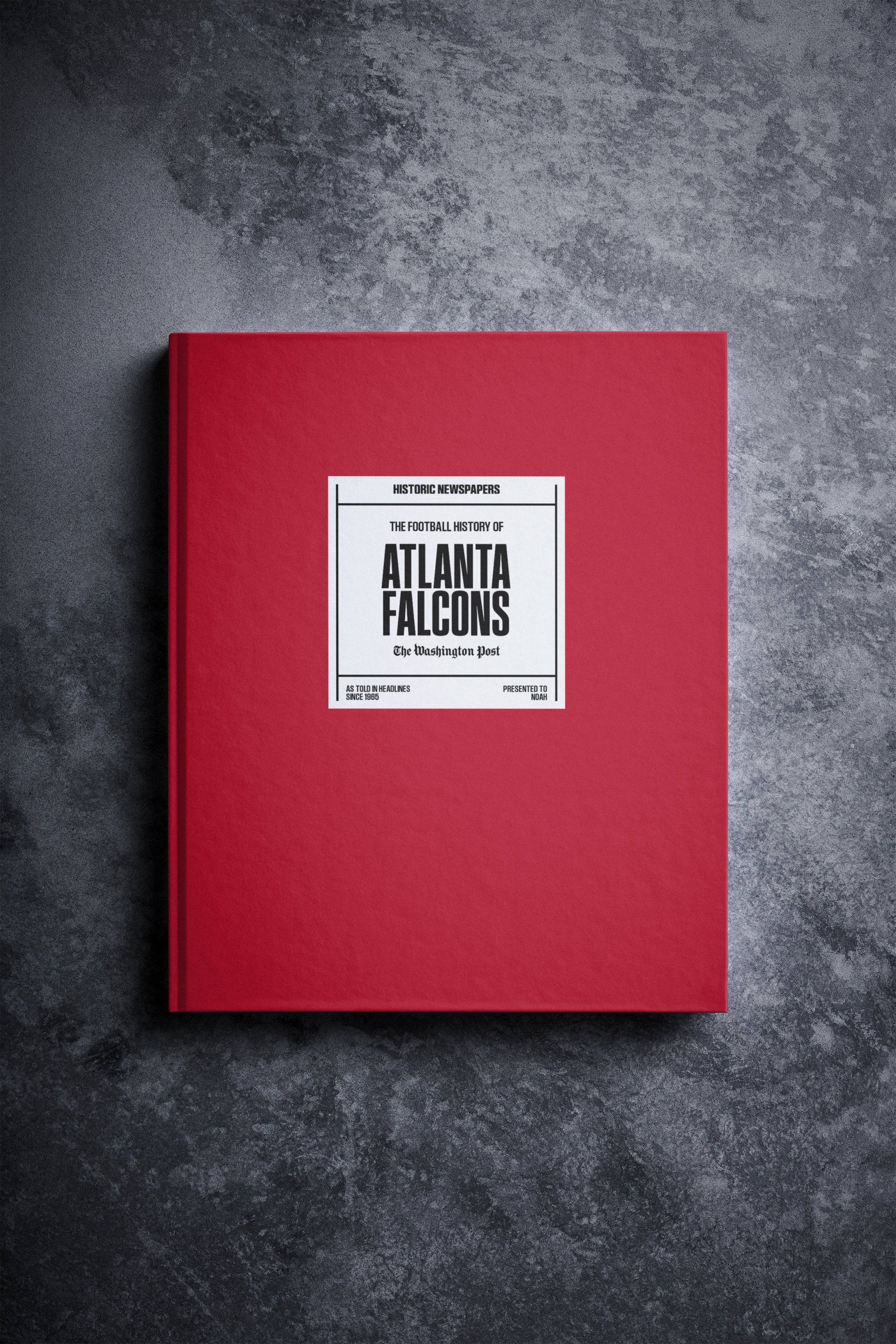 Libro de la edición Washington Post sobre la historia del fútbol americano de los Atlanta Falcons