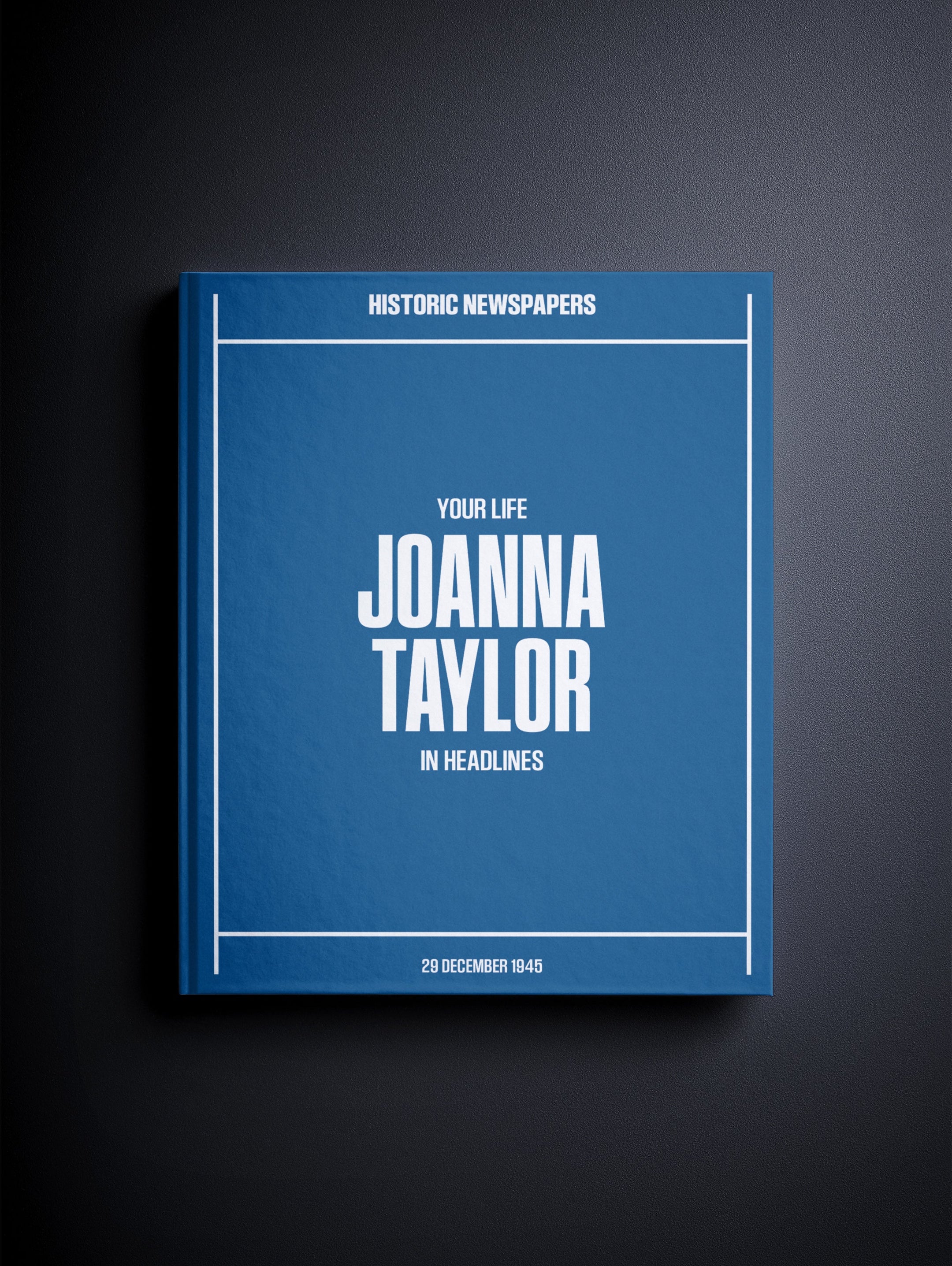 Personalised Birthday Newspaper Book - Historic Newspapers