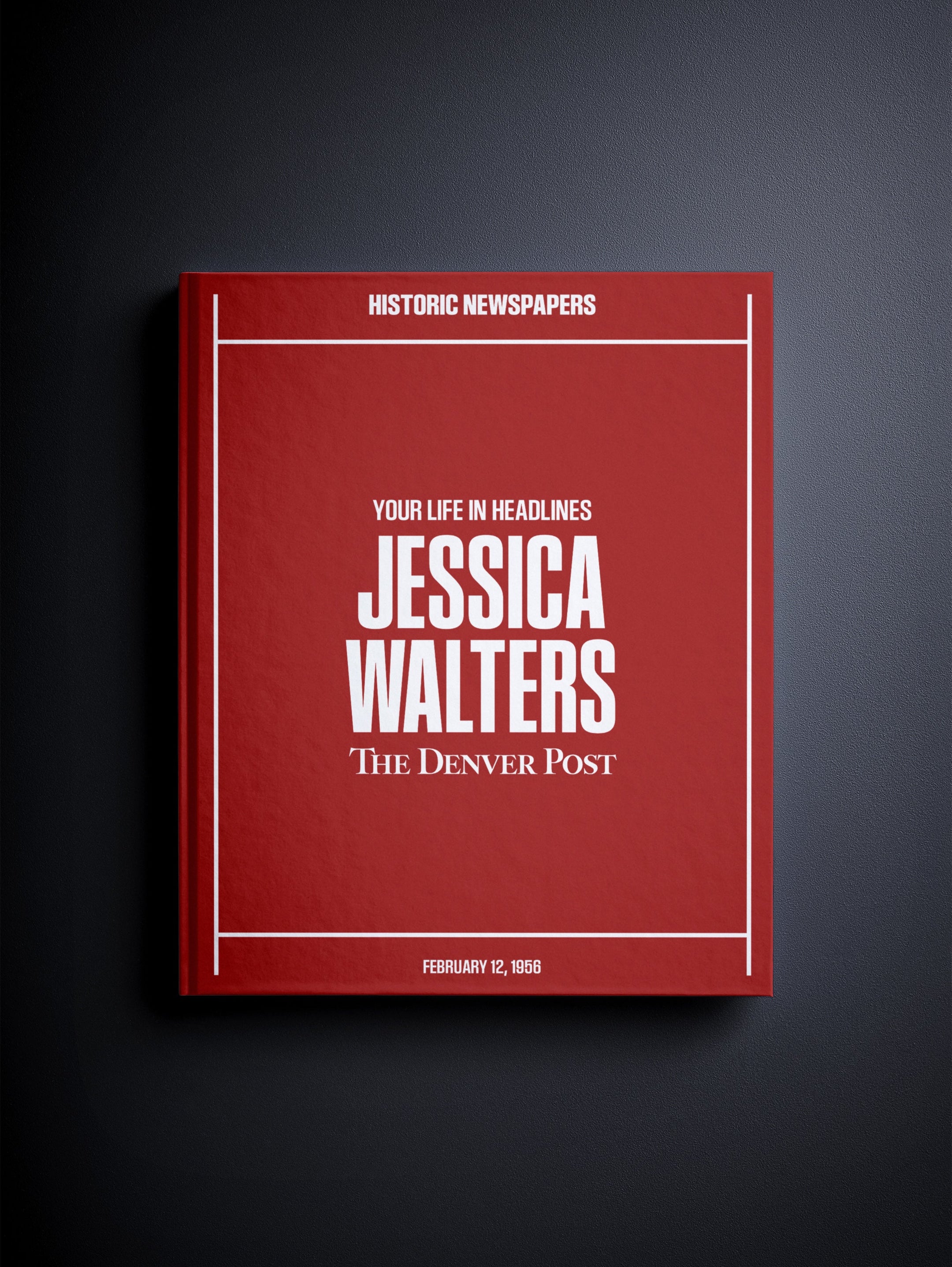Personalised Birthday Newspaper Book Denver Post Edition - AB
