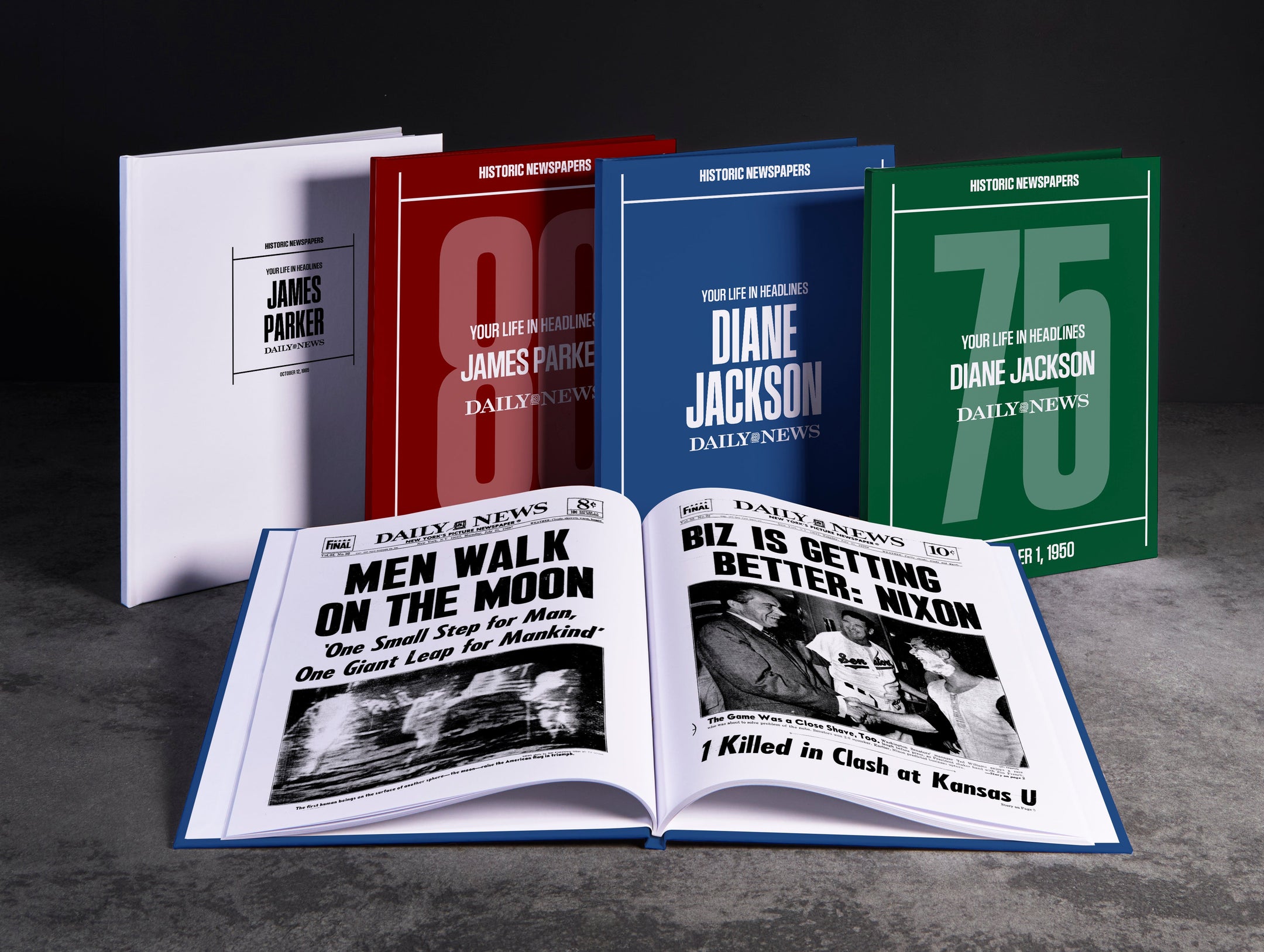 Personalised Birthday Newspaper Book New York Daily News Edition - AB