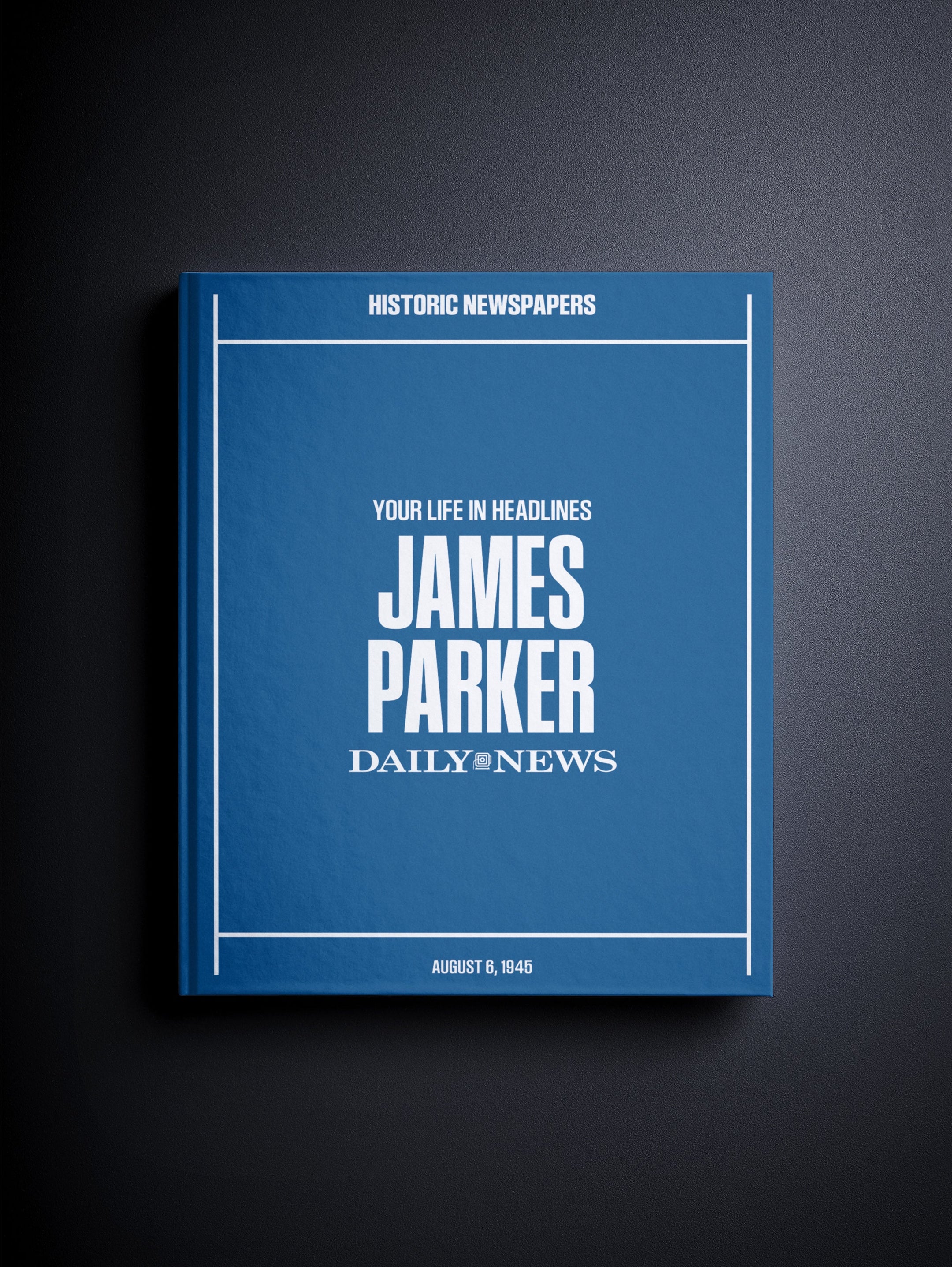 Personalised Birthday Newspaper Book New York Daily News Edition - AB