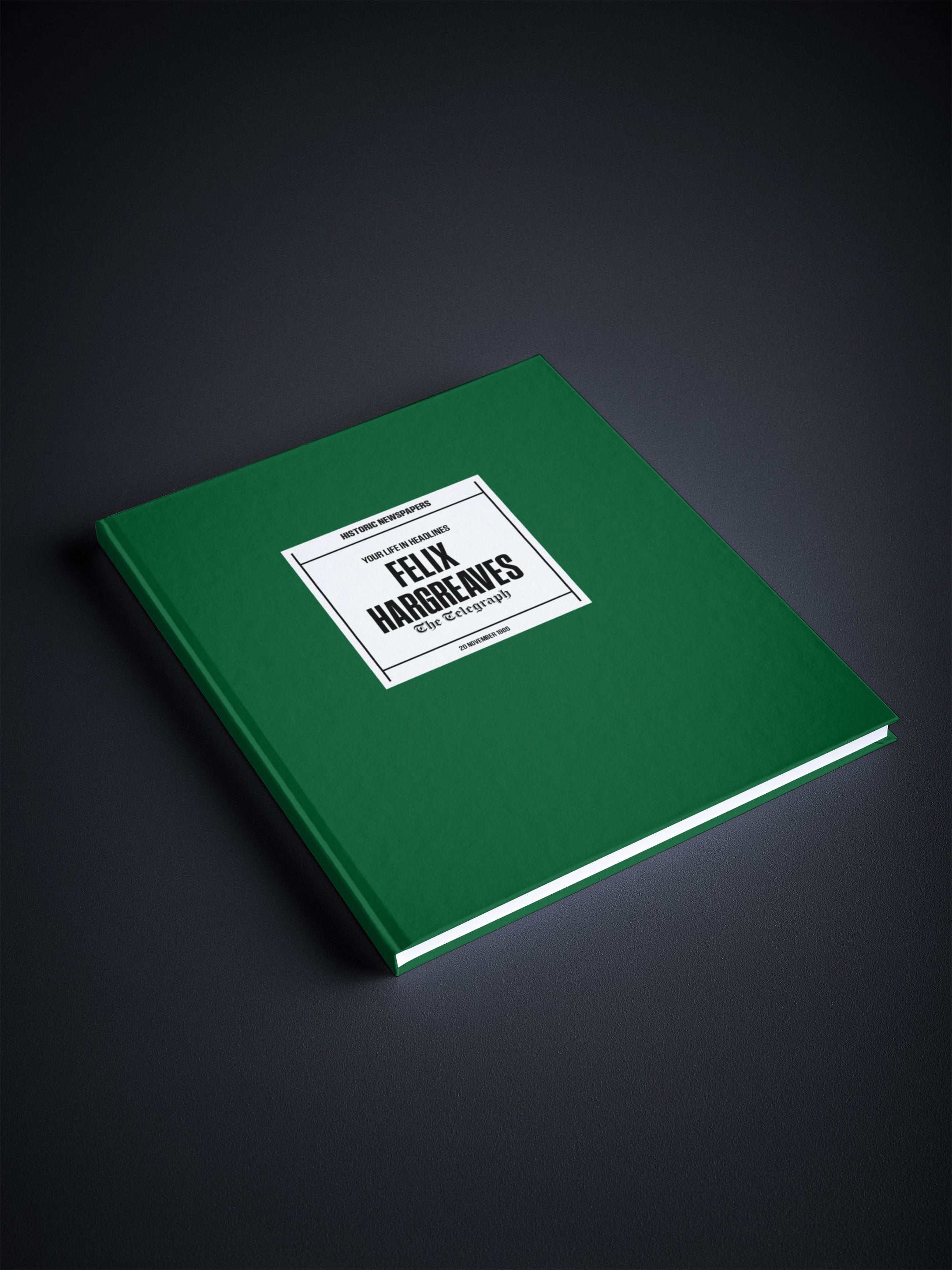 Personalised Birthday Newspaper Book Telegraph Edition - Historic Newspapers