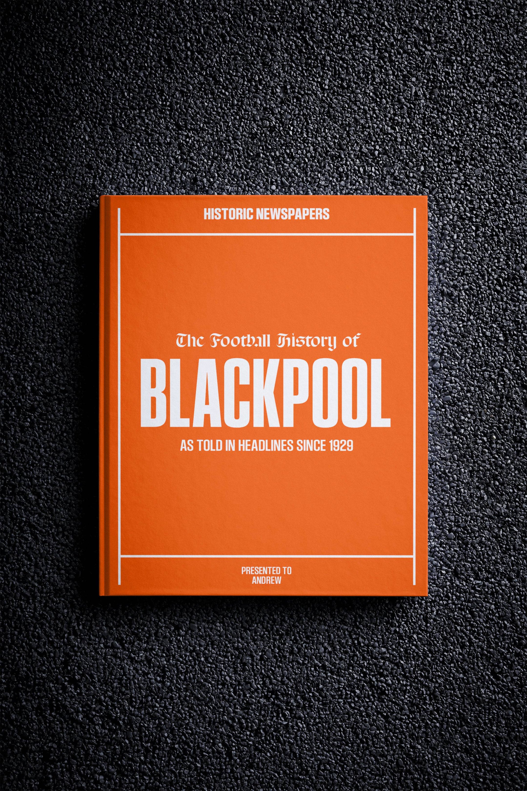 The Football History of Blackpool Book