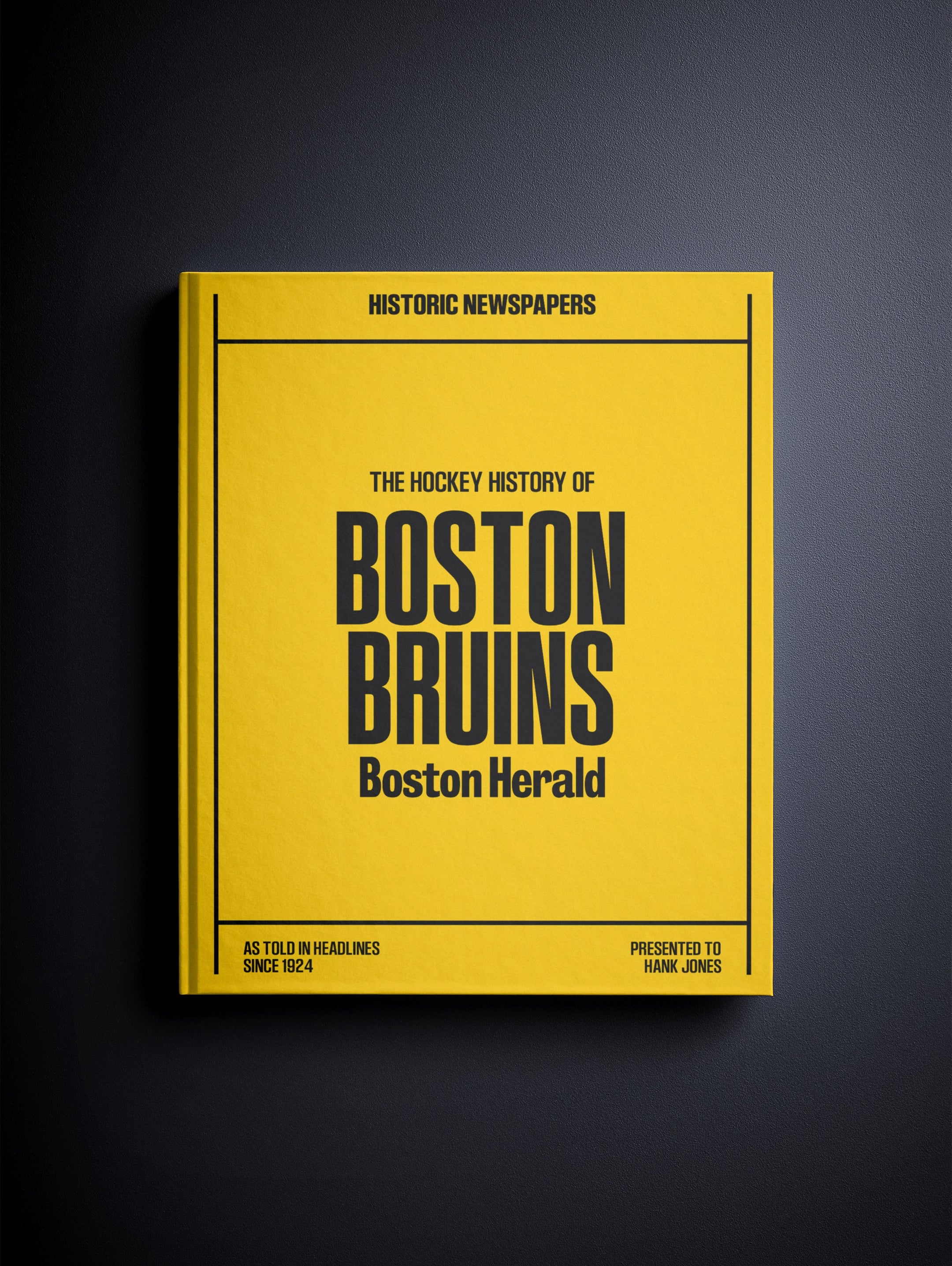 La historia del hockey de los Boston Bruins (edición Boston Herald)