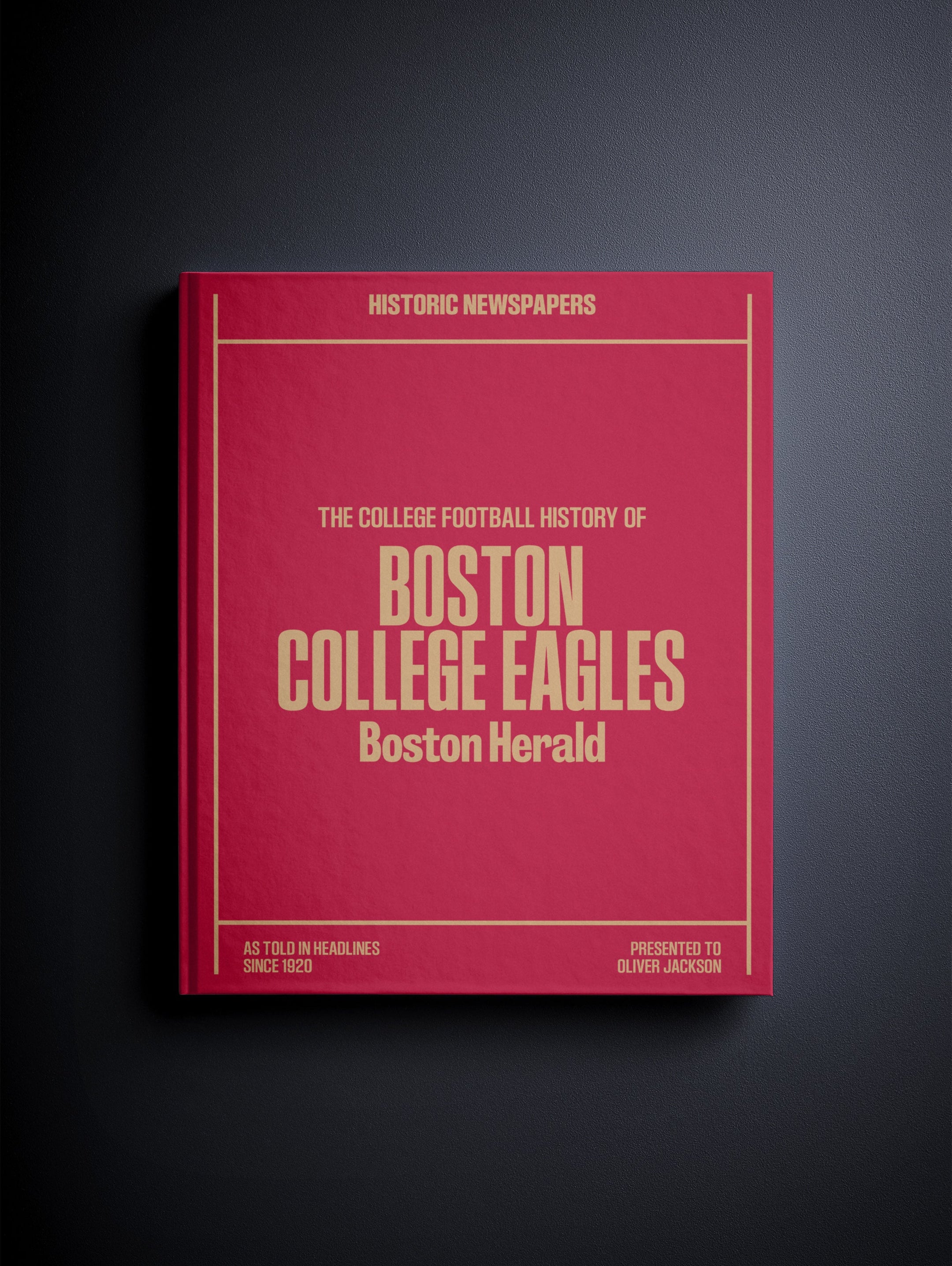 La historia del fútbol americano universitario de los Boston College Eagles (edición Boston Herald)