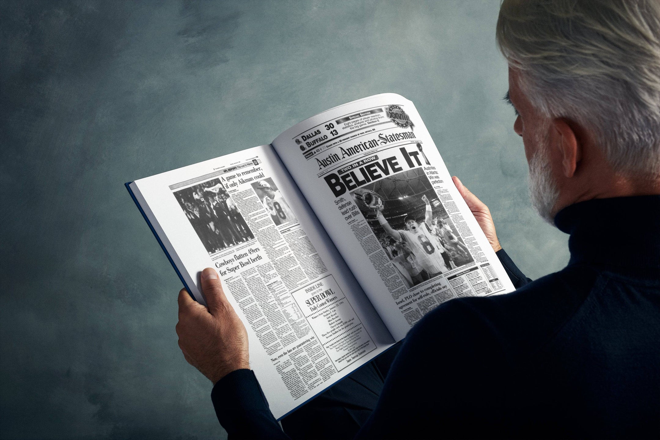 El libro sobre la historia del fútbol americano de los Dallas Cowboys