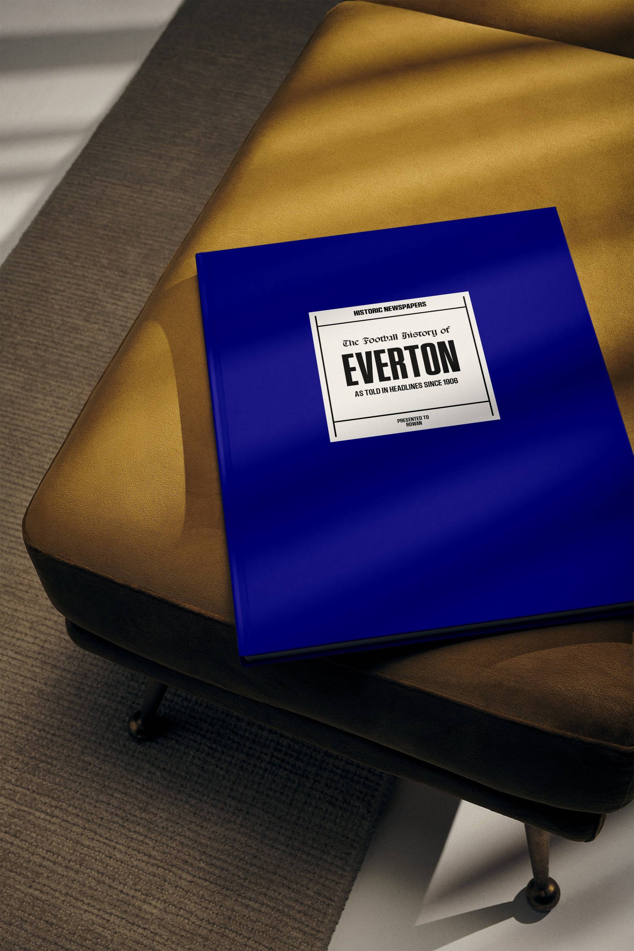 The Football History of Everton Book - Historic Newspapers