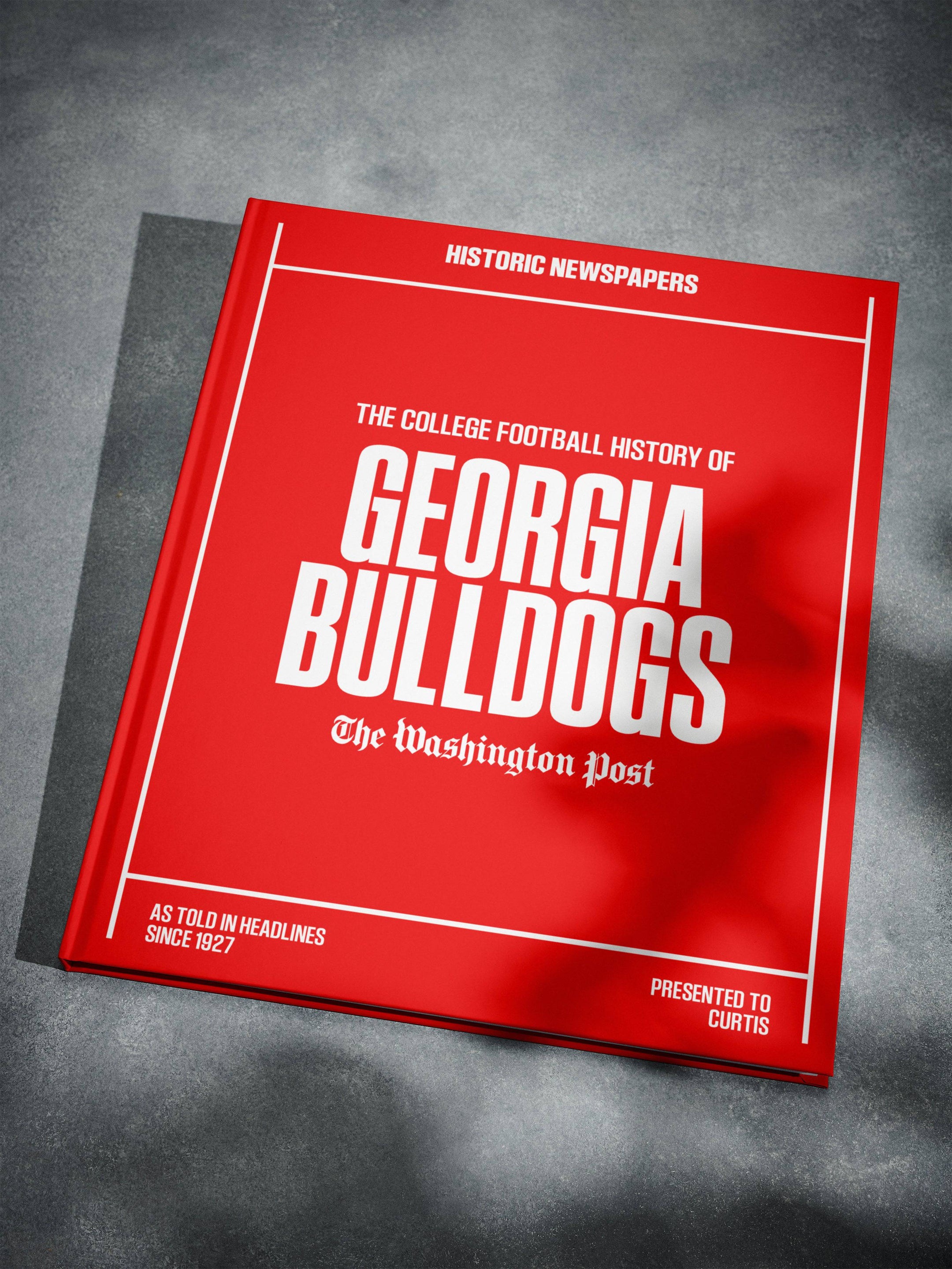 The College Football History of Georgia Bulldogs Washington Post Edition