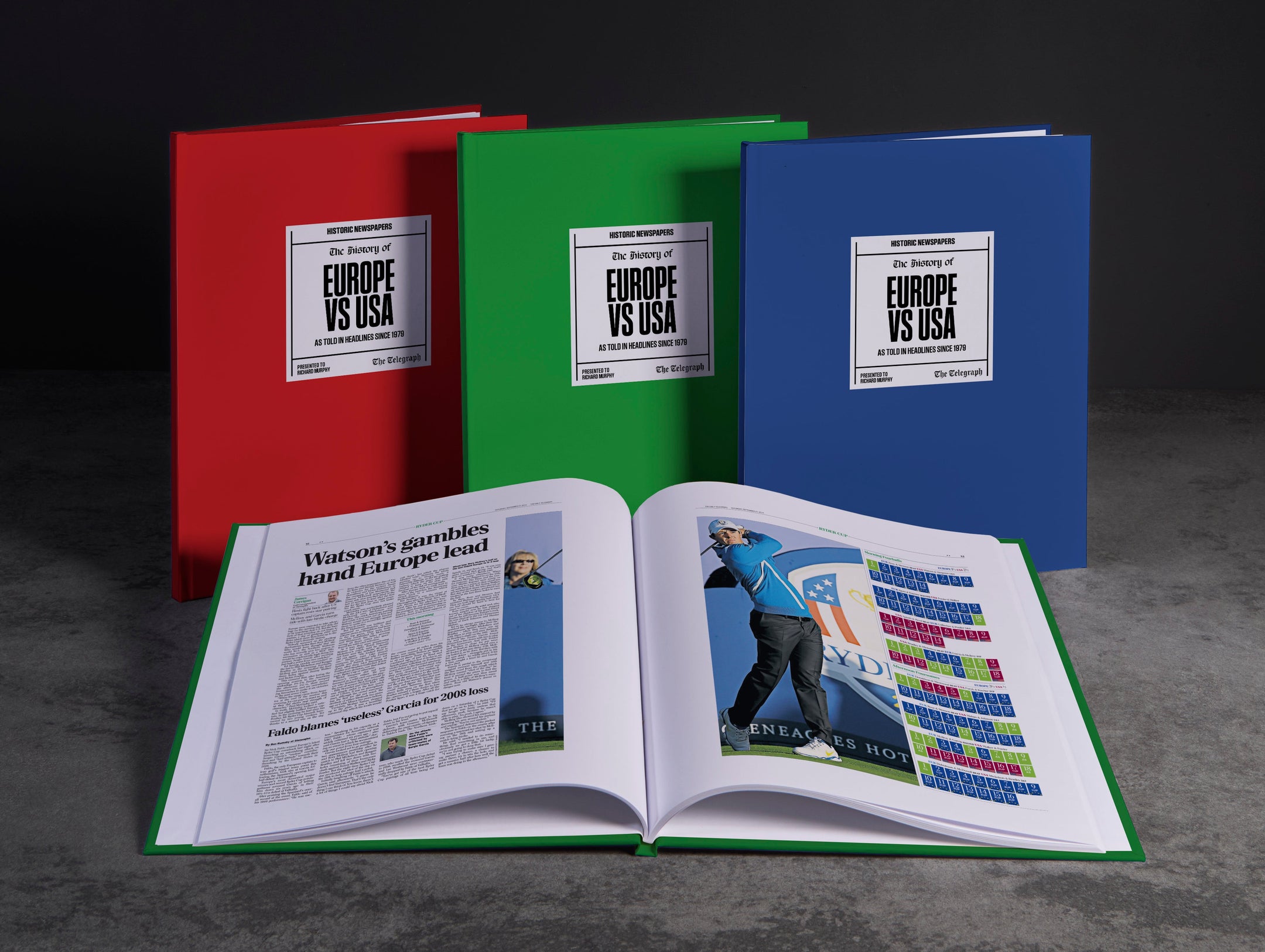 La historia del golf Europa vs. EE. UU. Edición Telegraph