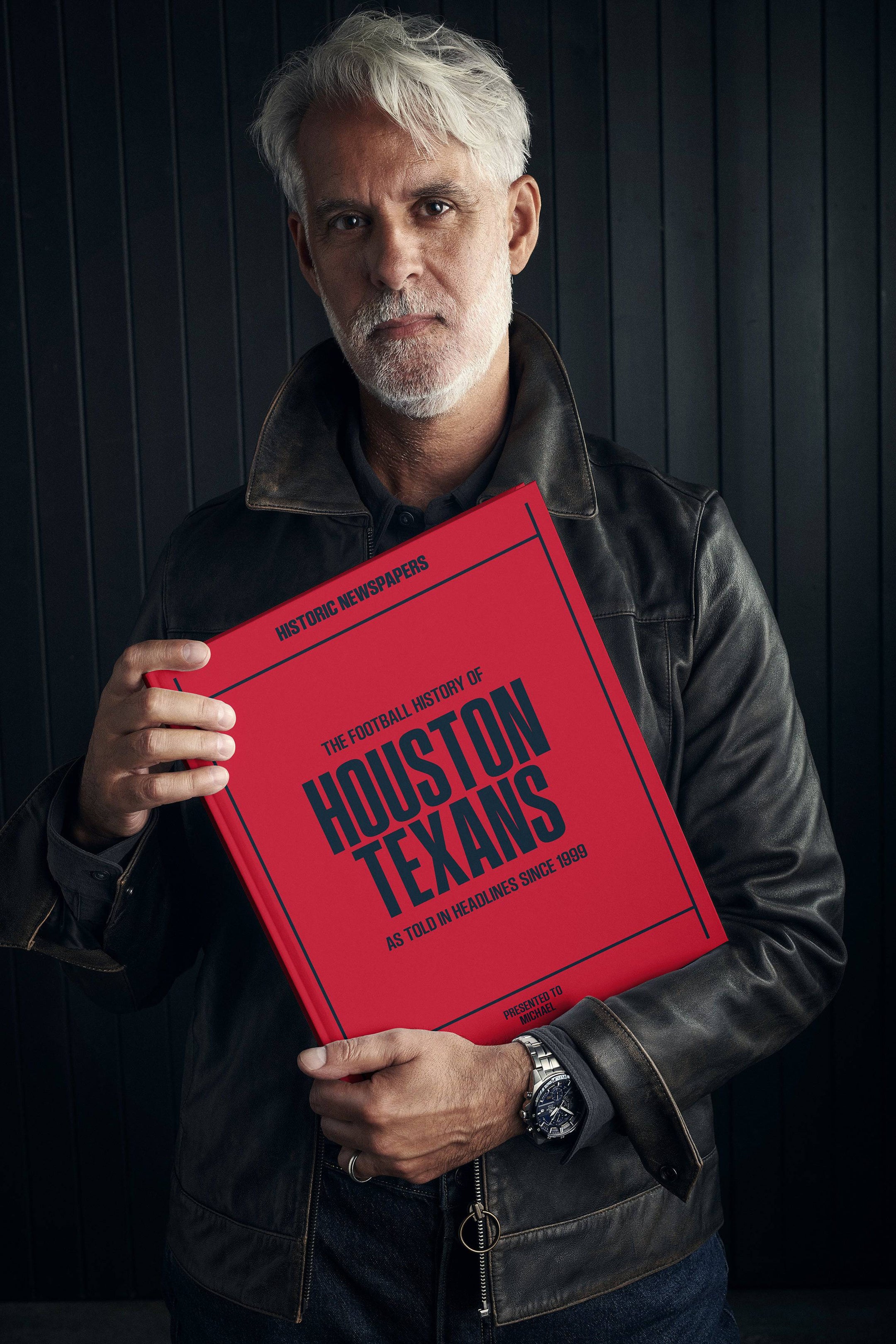 The US Football History of Houston Texans Book - Historic Newspapers