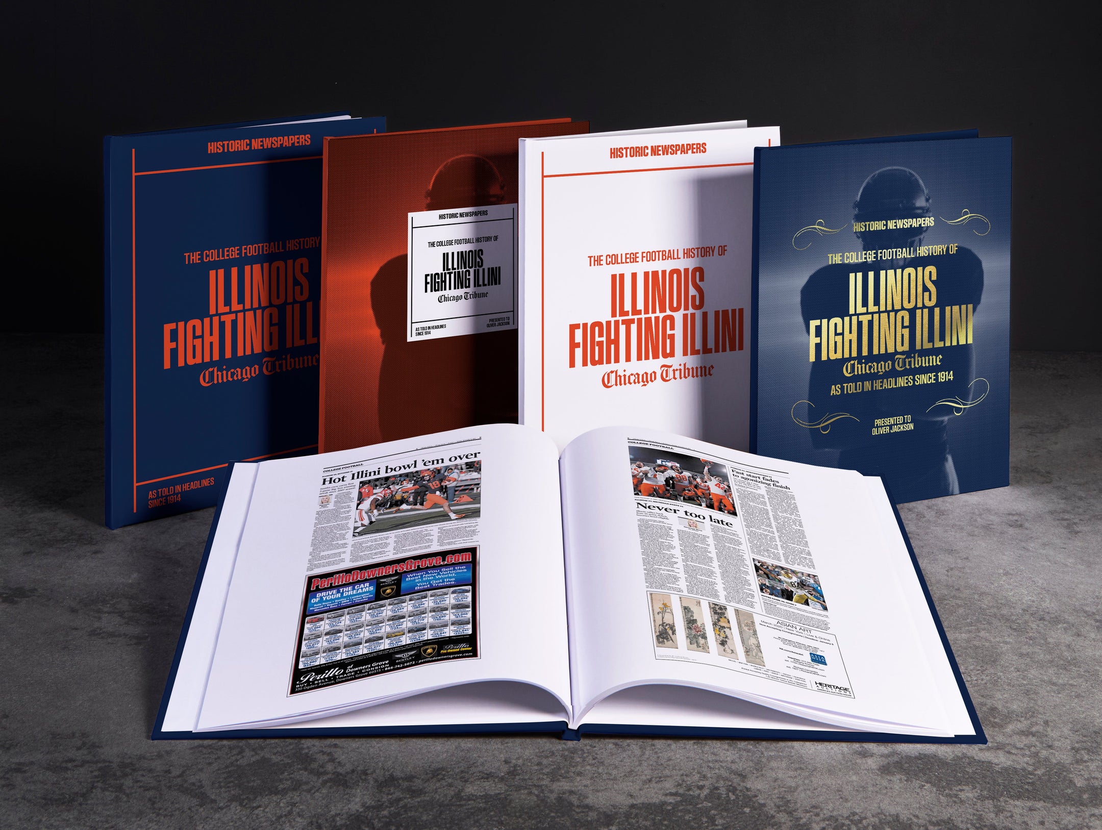 The College Football History of Illinois Fighting Illini Chicago Tribune Edition