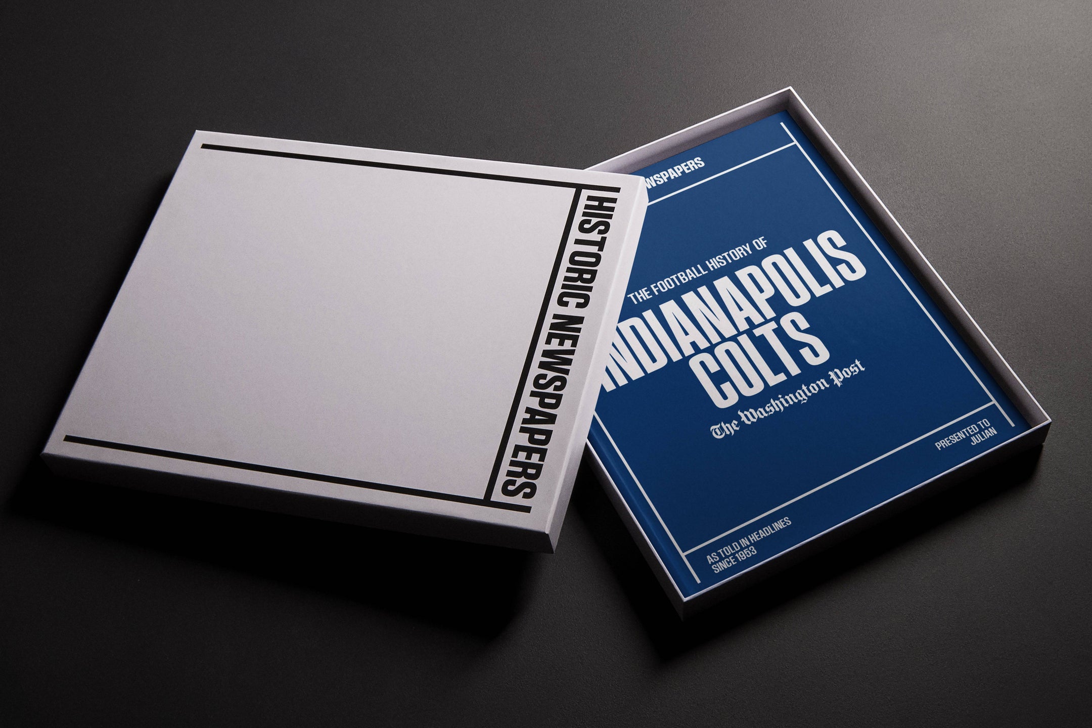 The US Football History of Indianapolis Colts Washington Post Edition Book - Historic Newspapers