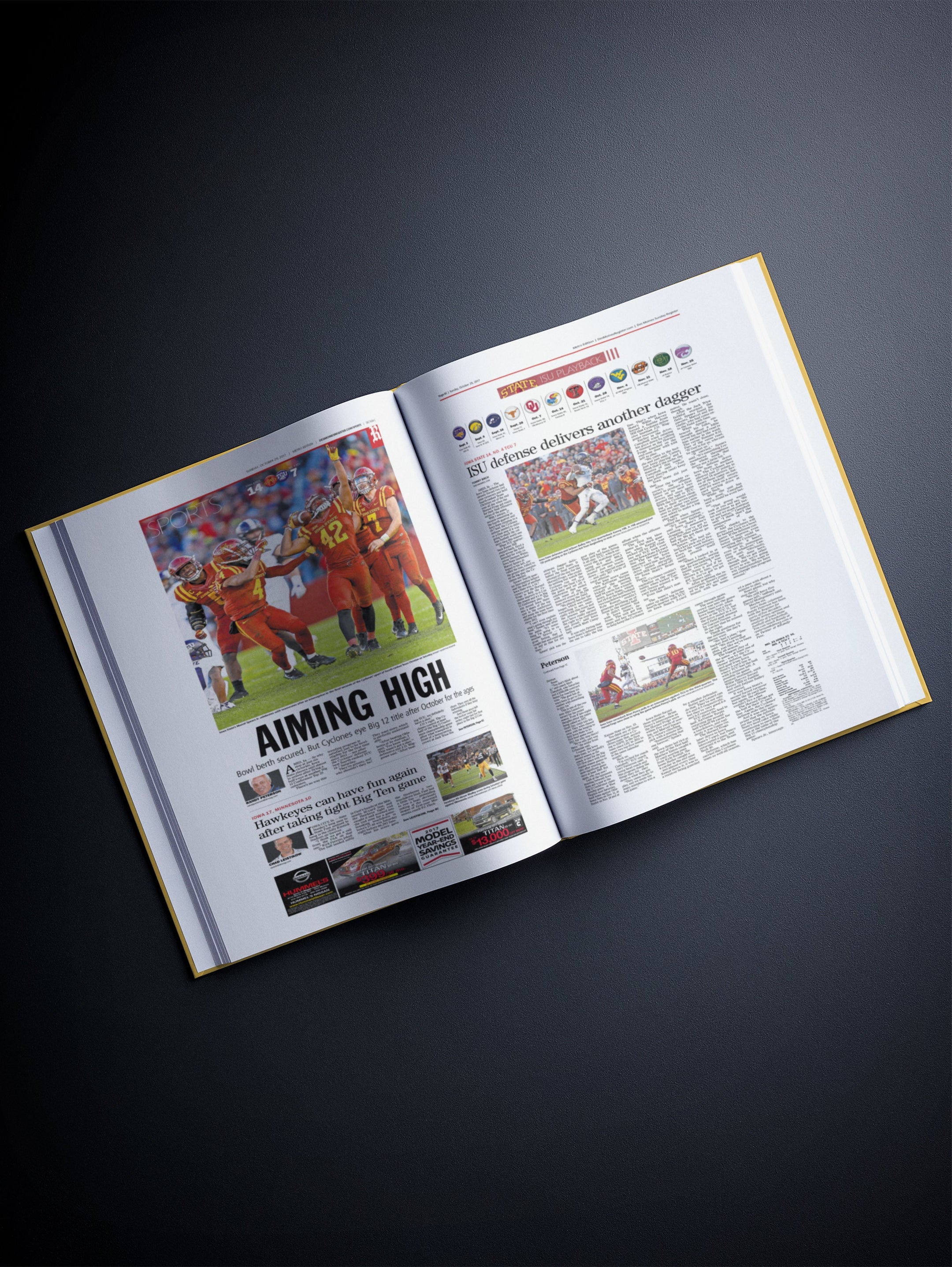 The College Football History of Iowa State Cyclones - Historic Newspapers