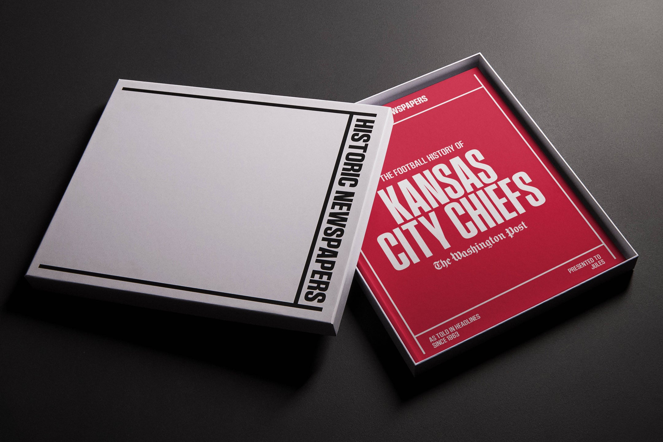 The US Football History of Kansas City Chiefs Washington Post Edition Book - Historic Newspapers
