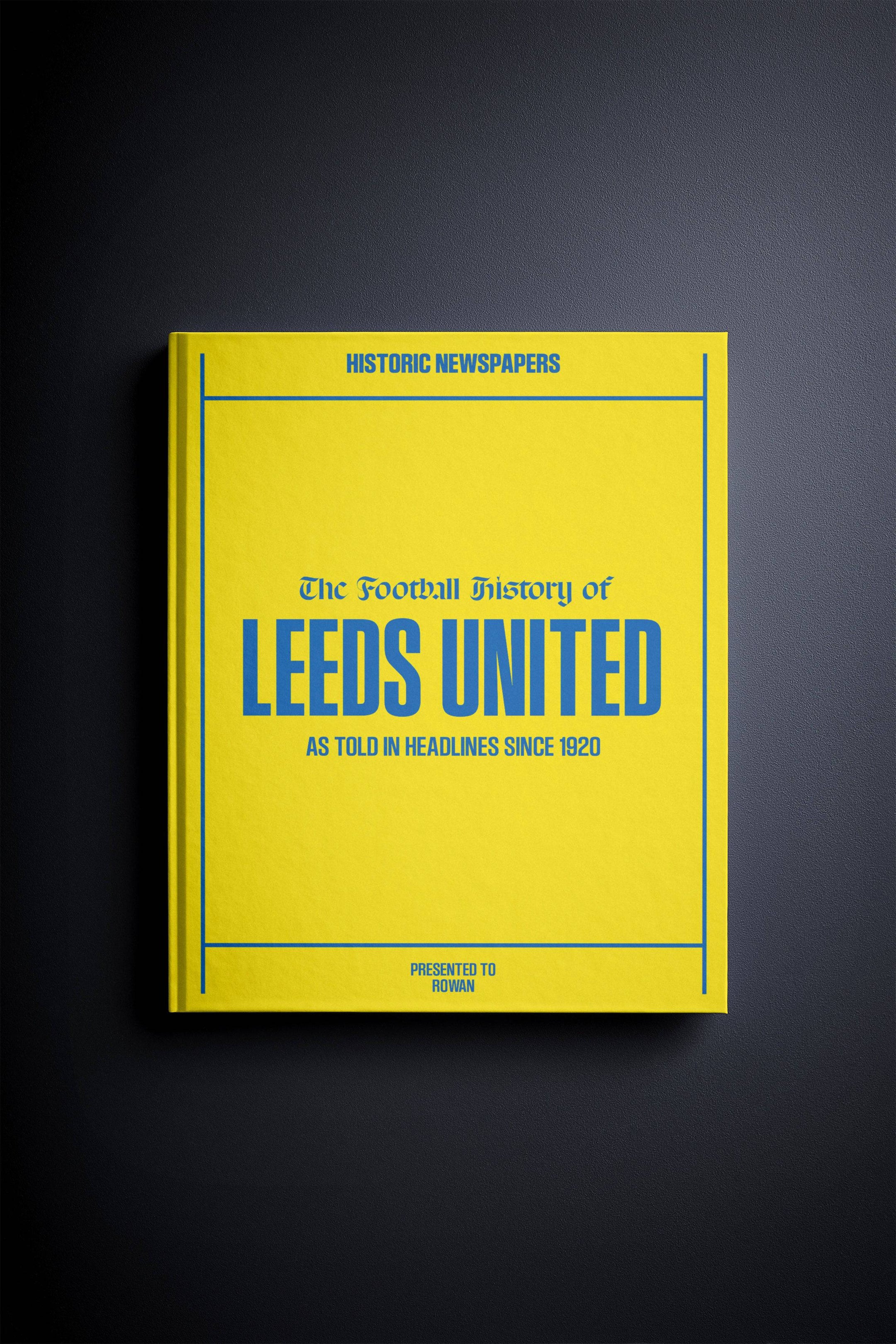 El libro sobre la historia del fútbol del Leeds United
