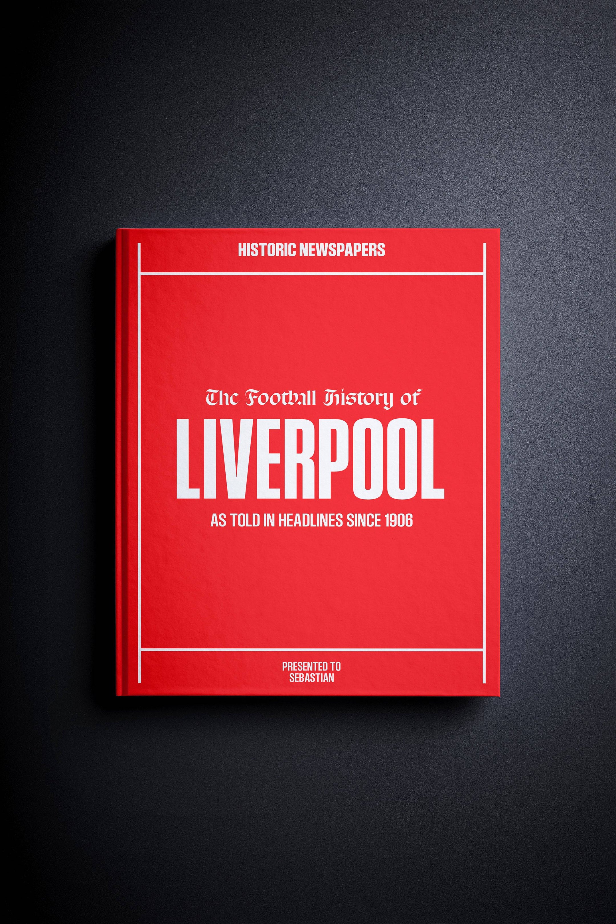 El libro sobre la historia del fútbol en Liverpool