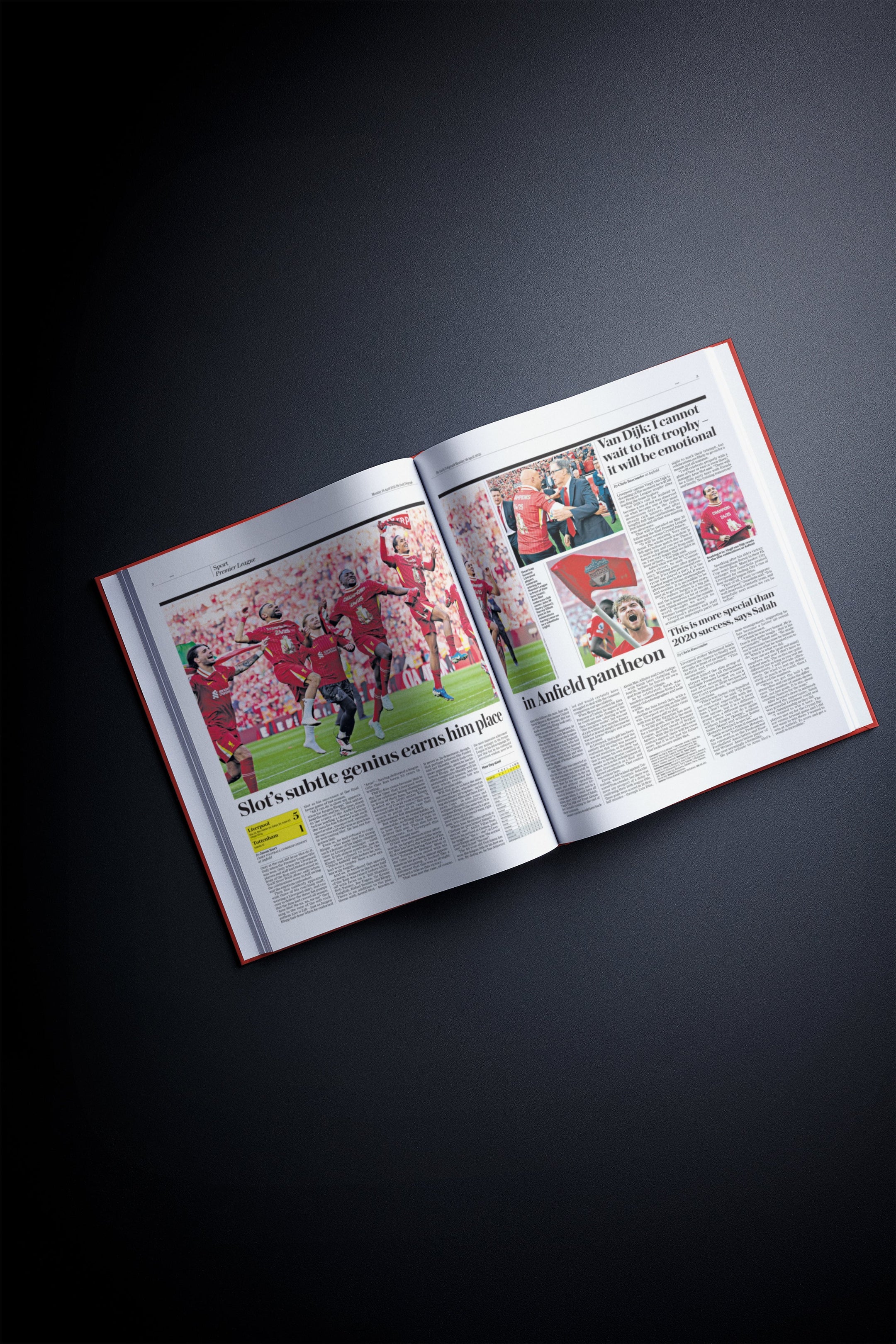 The Football History of Liverpool Telegraph Edition Book