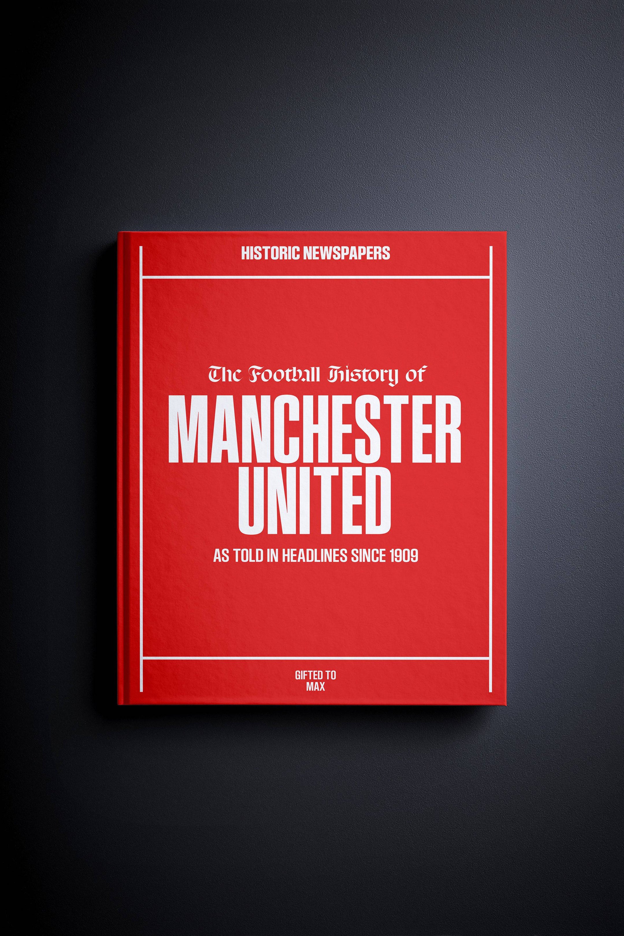El libro sobre la historia del fútbol del Manchester United