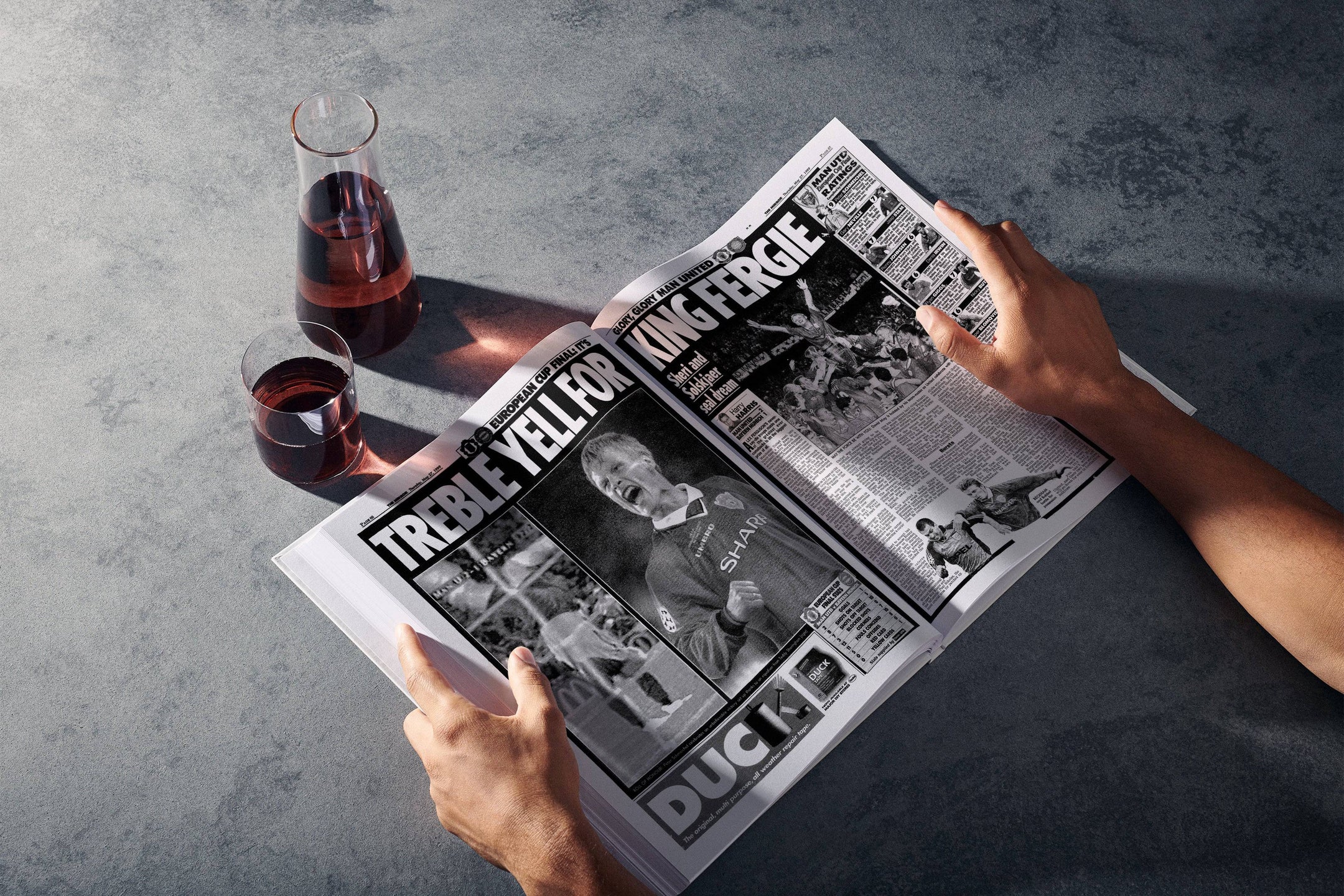 El libro sobre la historia del fútbol del Manchester United