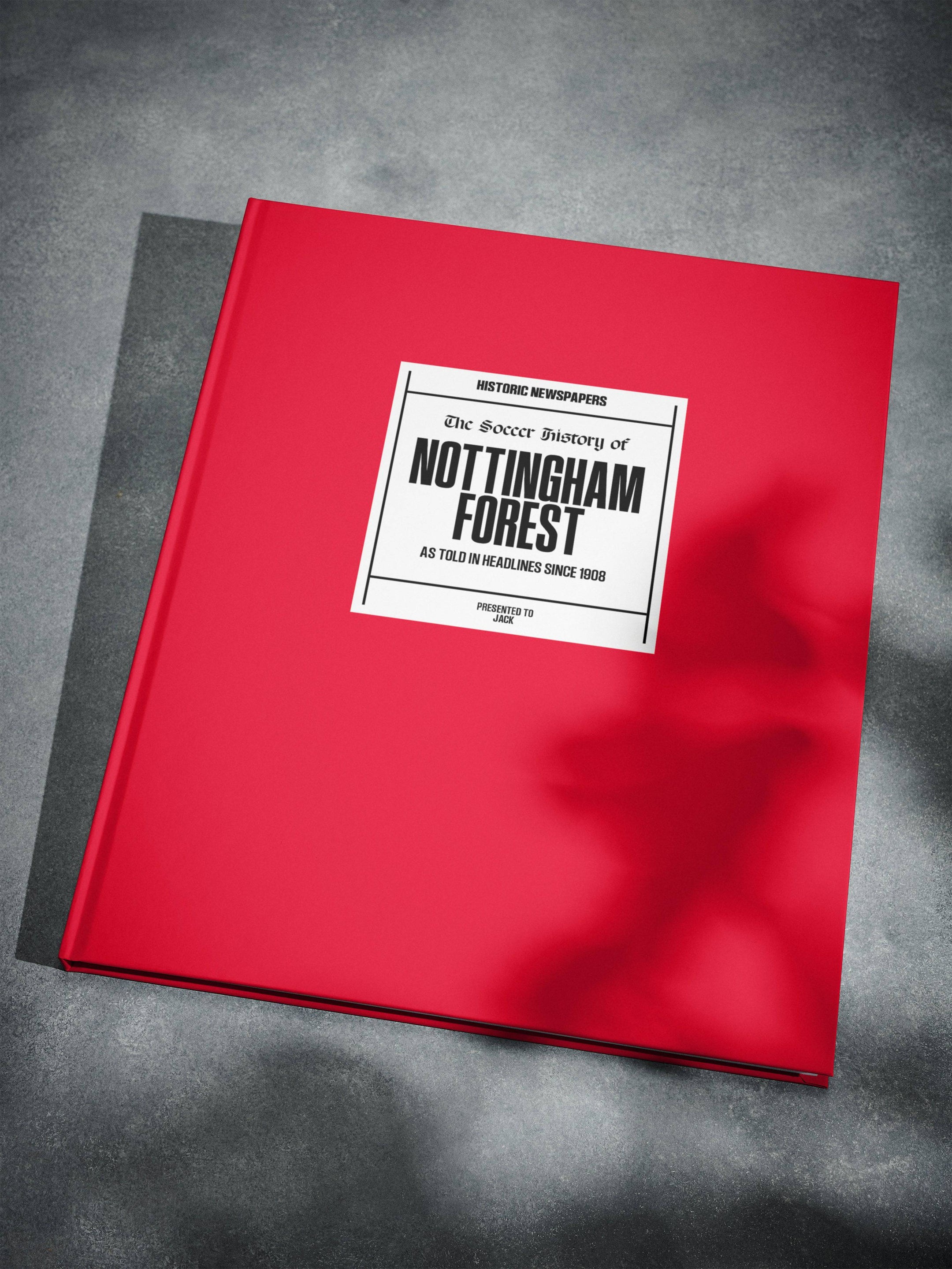 The Football History of Nottingham Forest Book