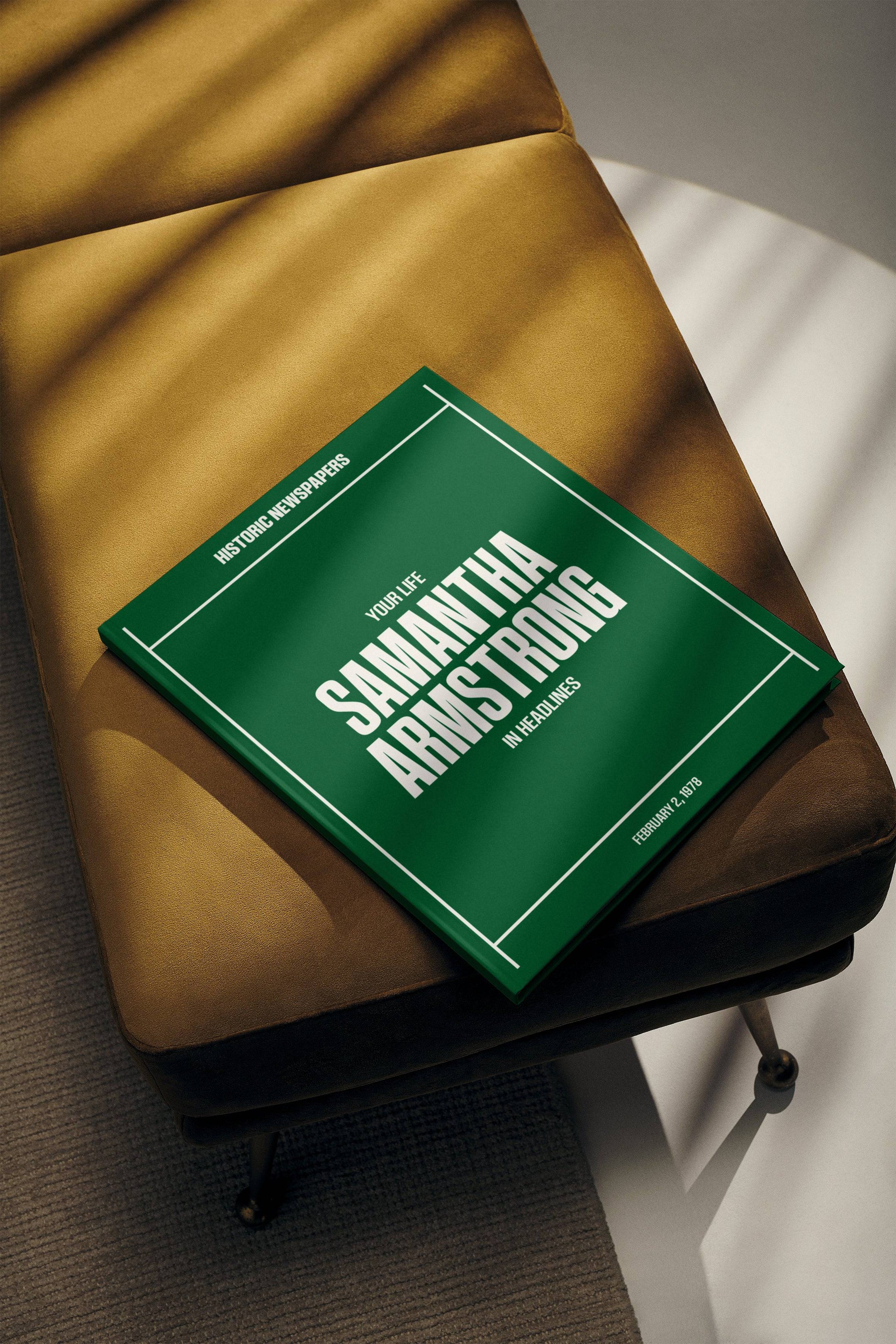 Personalised Just For You Newspaper Book - Historic Newspapers