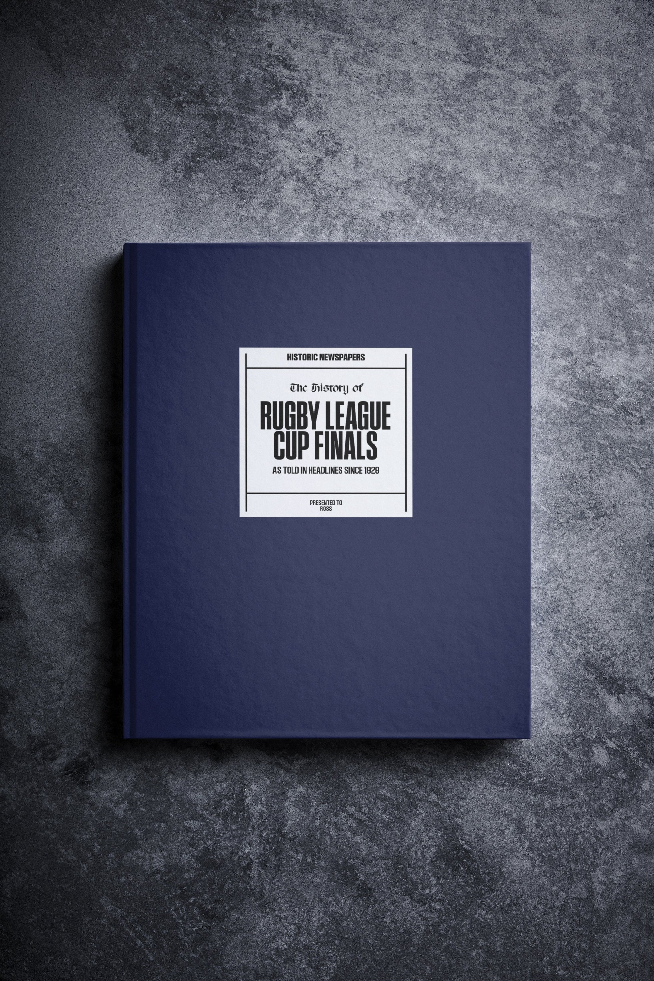 The History of Rugby League Cup Finals