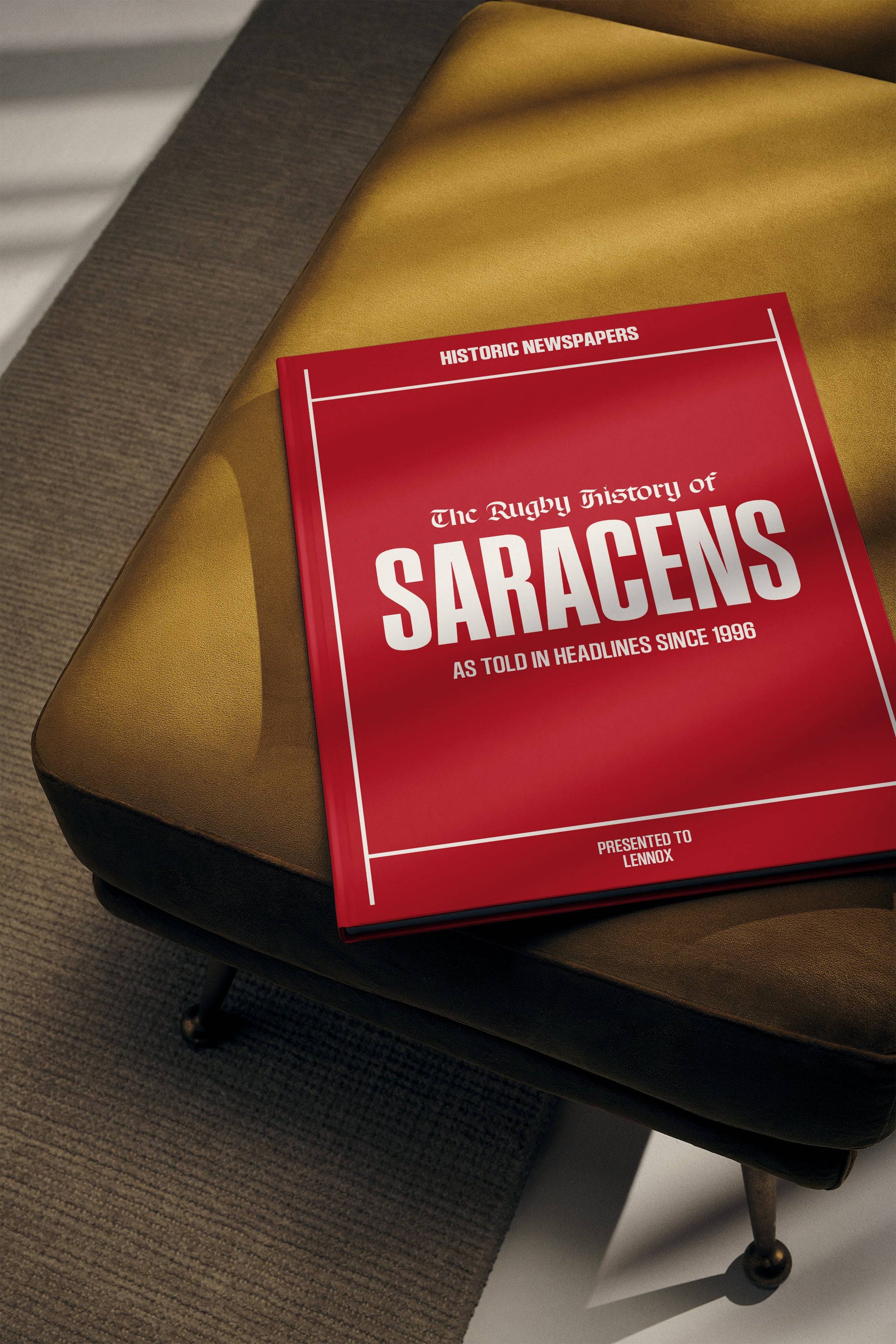 The Rugby History of Saracens Book - Historic Newspapers