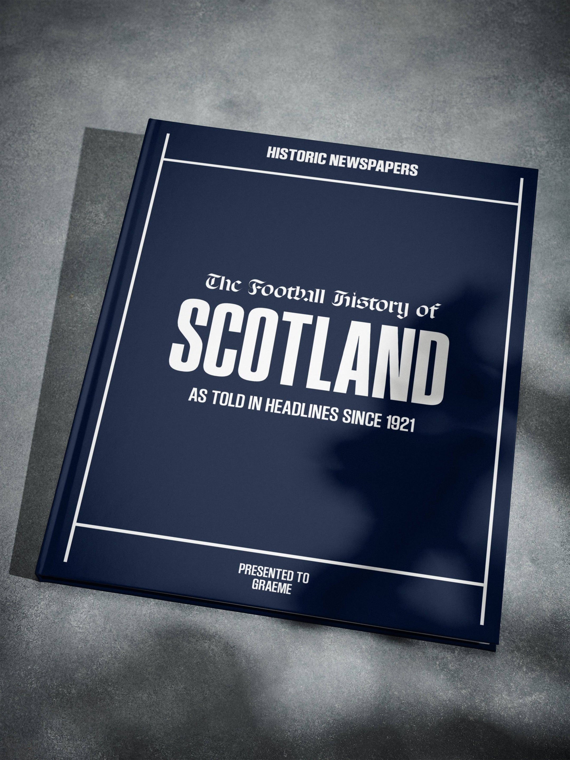 The Football History of Scotland Book - Historic Newspapers