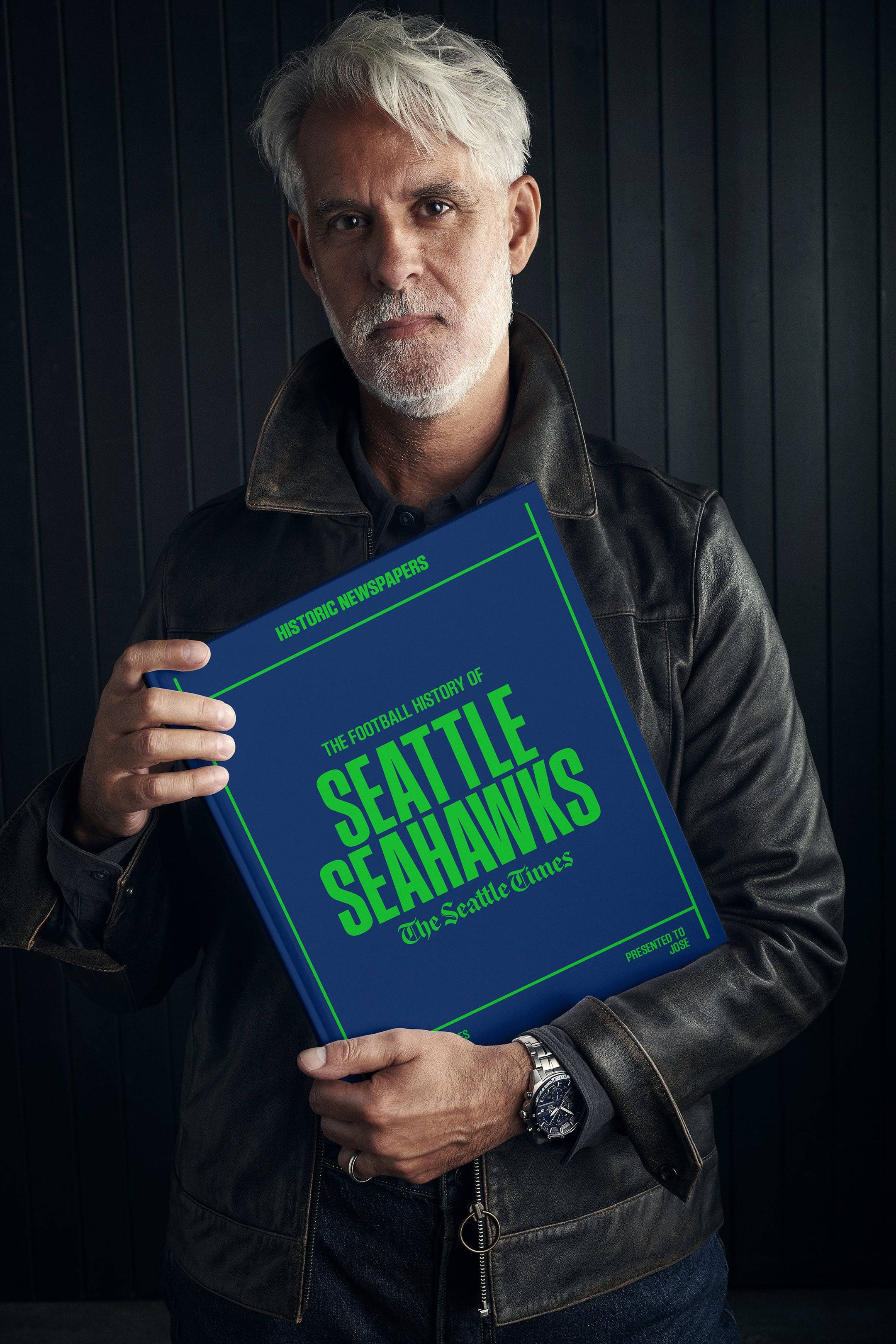 The US Football History of Seattle Seahawks Seattle Times Edition Book - Historic Newspapers