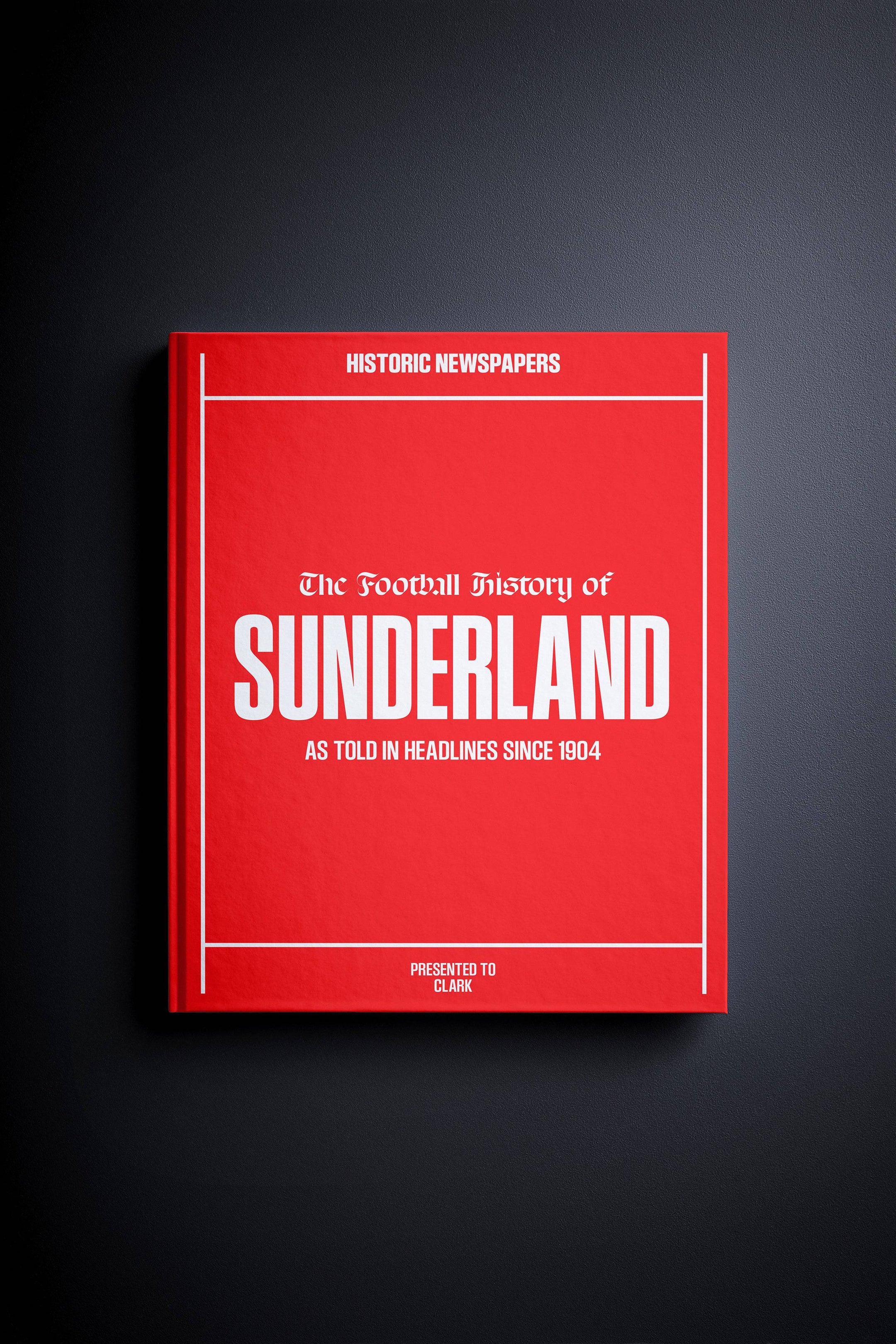 The Football History of Sunderland Book