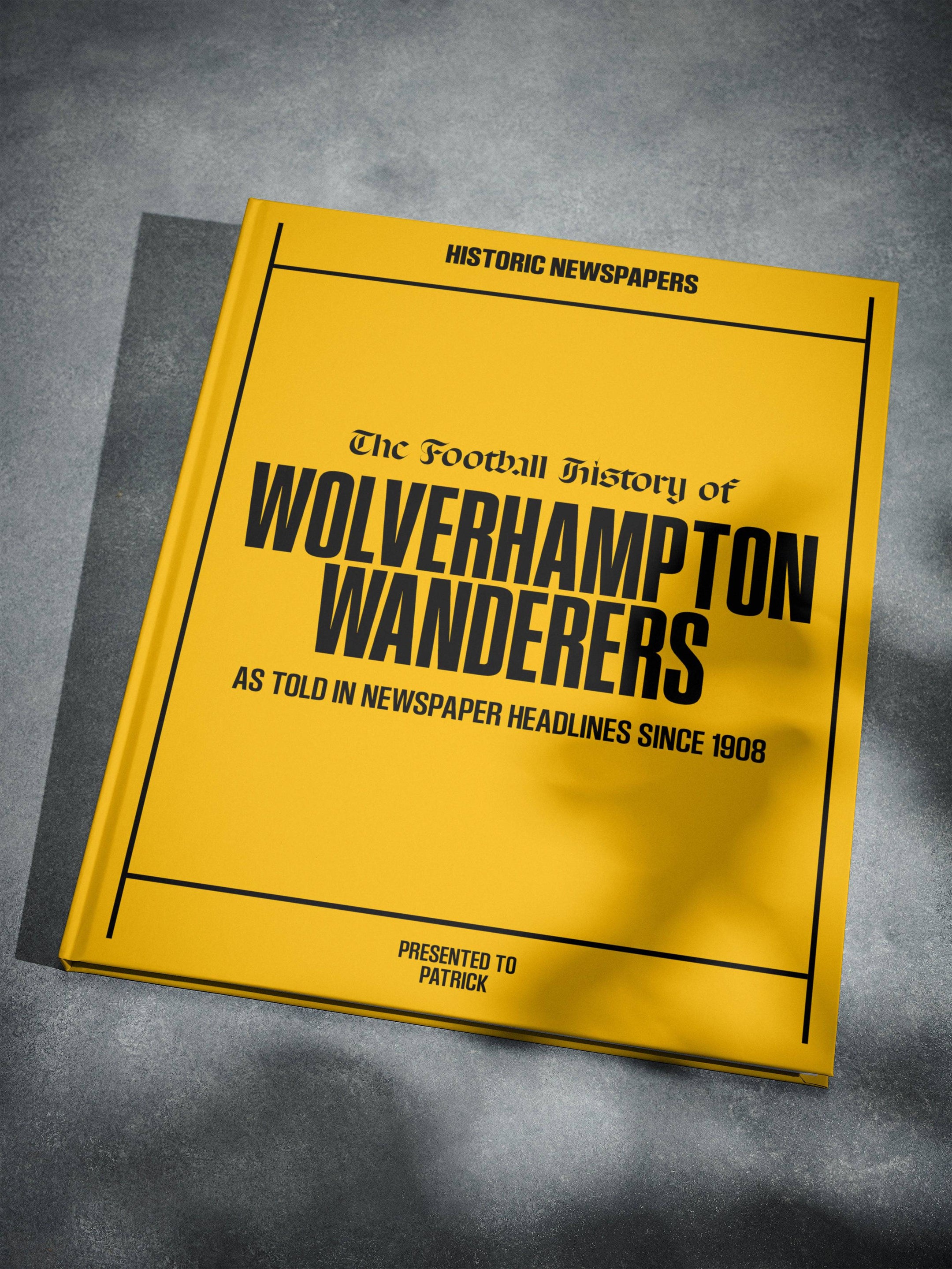 El libro sobre la historia del fútbol del Wolverhampton Wanderers