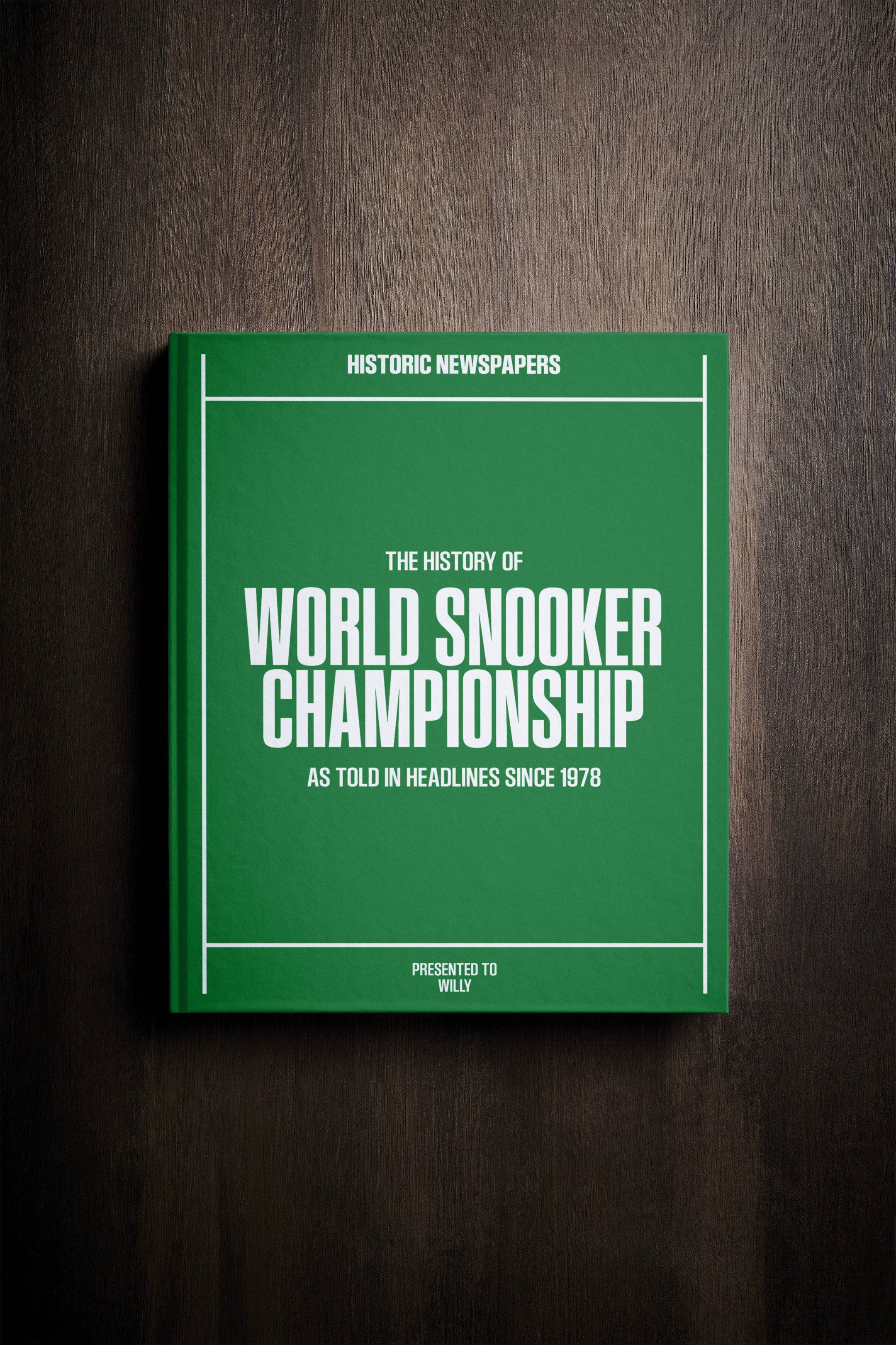 The History of World Snooker Championship - Historic Newspapers